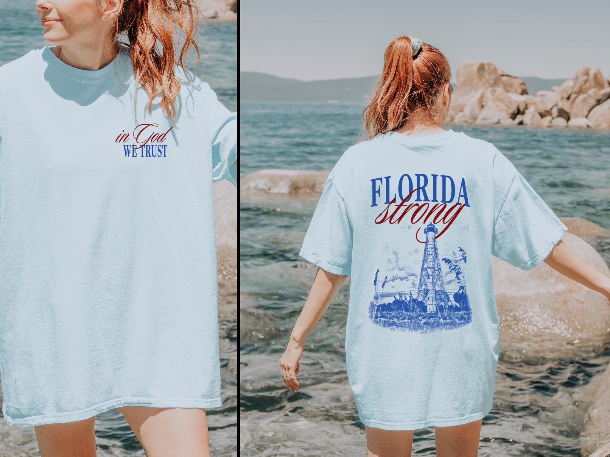 Florida Strong T-Shirt Hurricane Helene Relief Shirt Hurricane Milton Relief Shirt Southeastern Relief Tee Hurricane Strong States Tee TMC