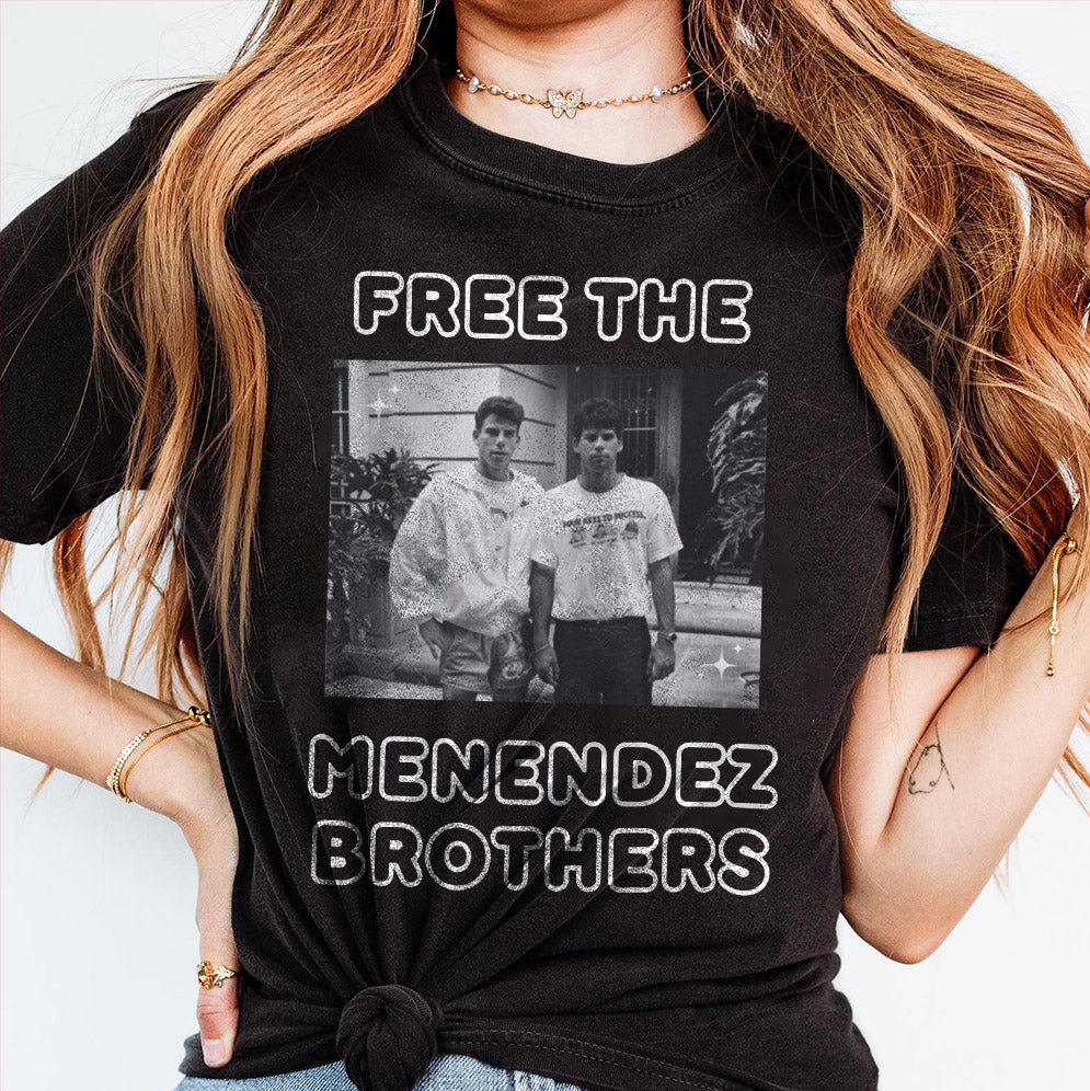Free the Menendez Brothers Vintage Tee, vintage style shirt , Graphic Tee, Vintage Shirt, Vintage Print, Unique gift idea, retro graphic top