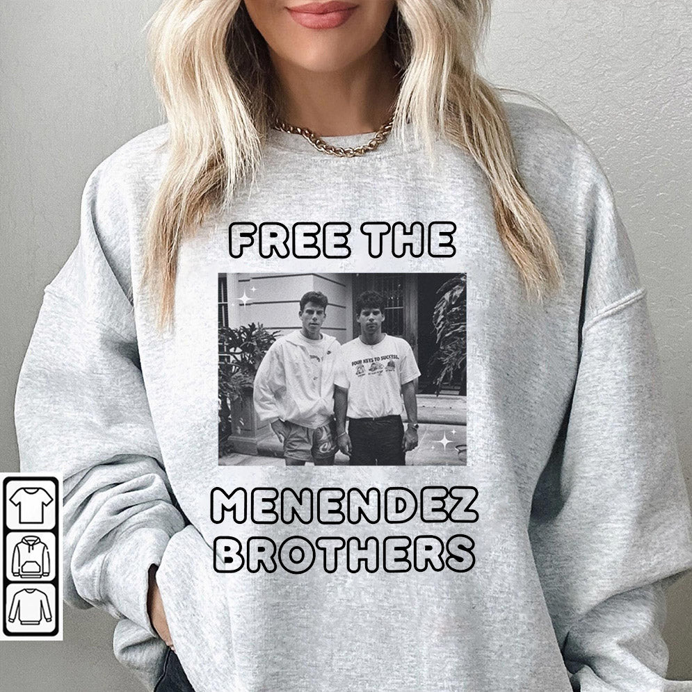 Free the Menendez Brothers Vintage Tee, vintage style shirt , Graphic Tee, Vintage Shirt, Vintage Print, Unique gift idea, retro graphic top