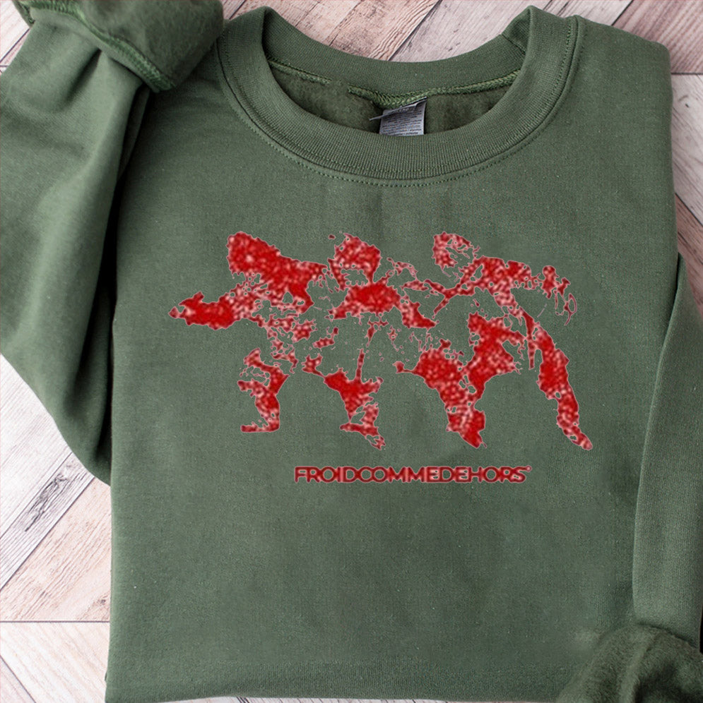Froidcommedehors Logo Red Shirt, Sweatshirt, Hoodie And TankTop