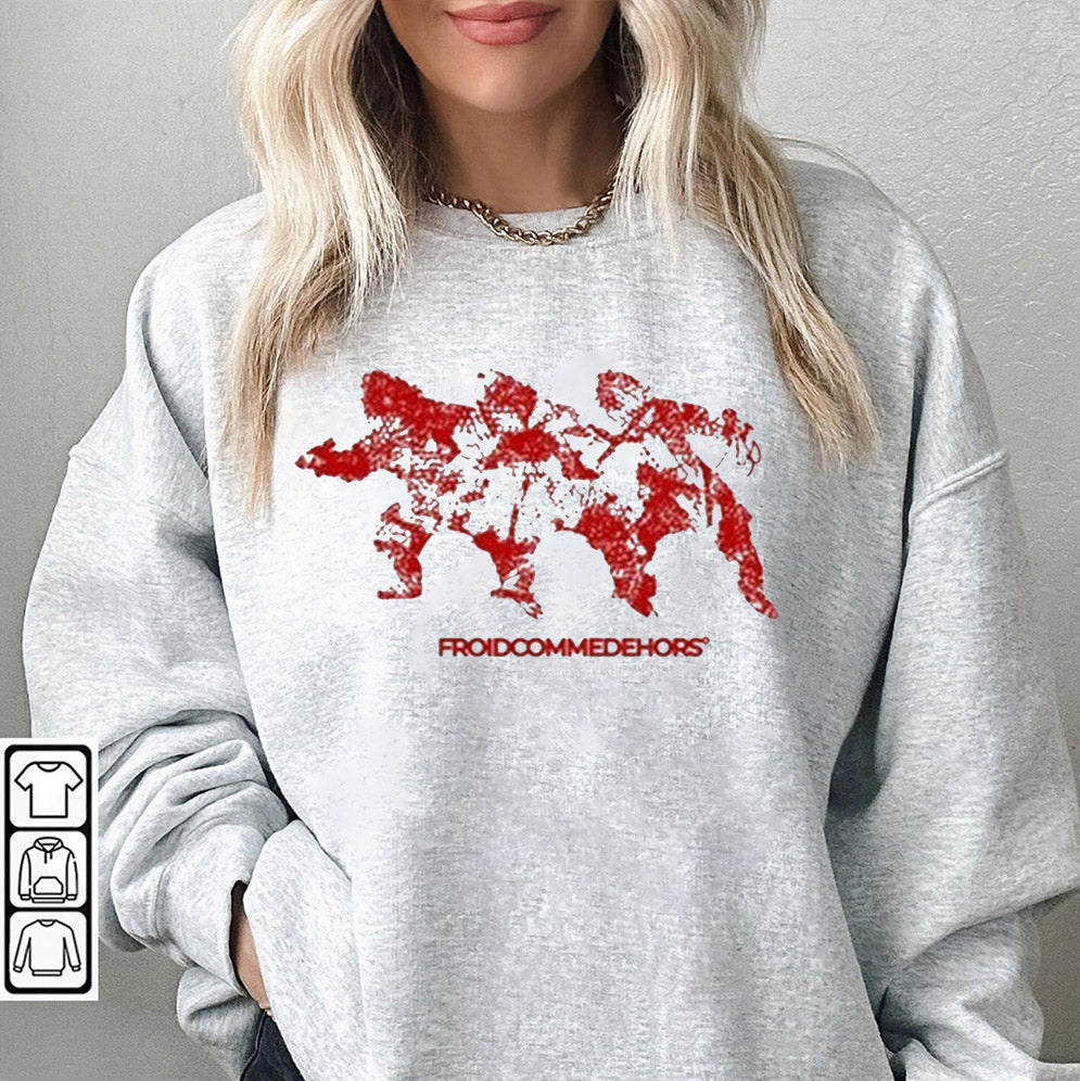 Froidcommedehors Logo Red Shirt, Sweatshirt, Hoodie And TankTop