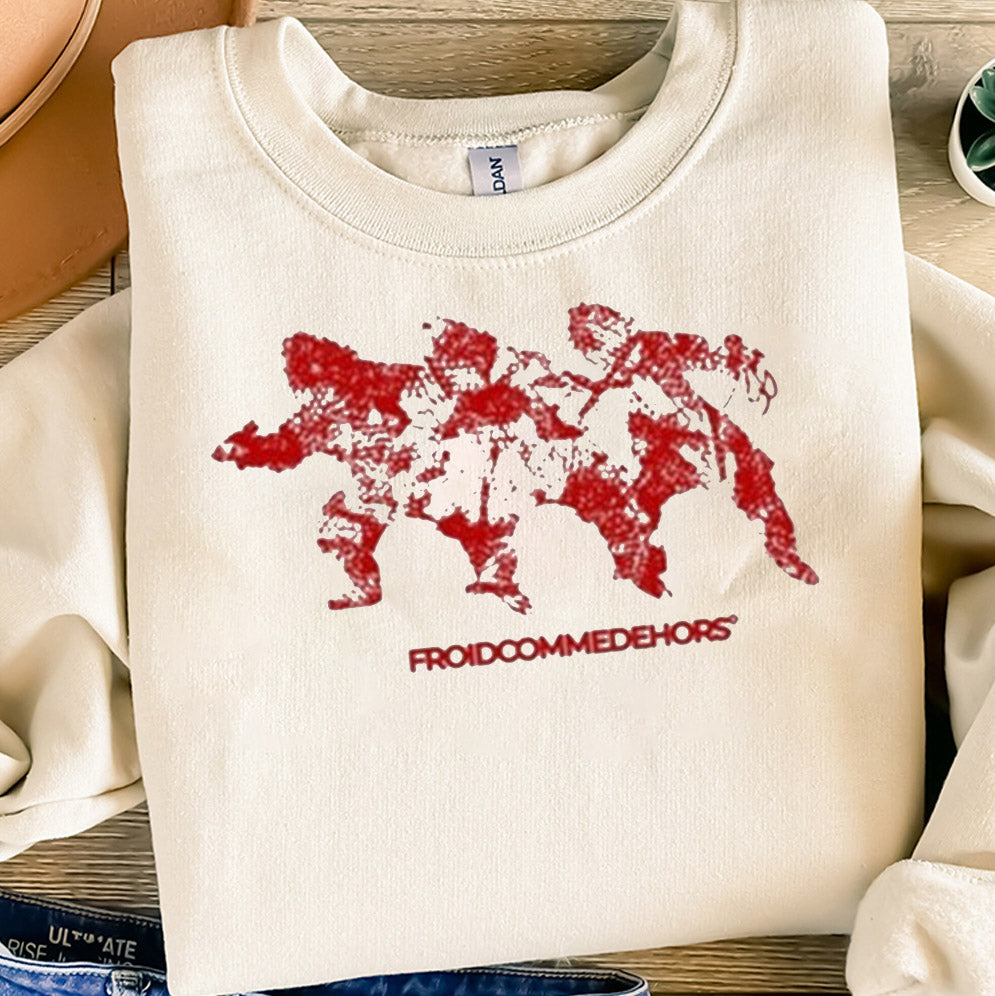 Froidcommedehors Logo Red Shirt, Sweatshirt, Hoodie And TankTop