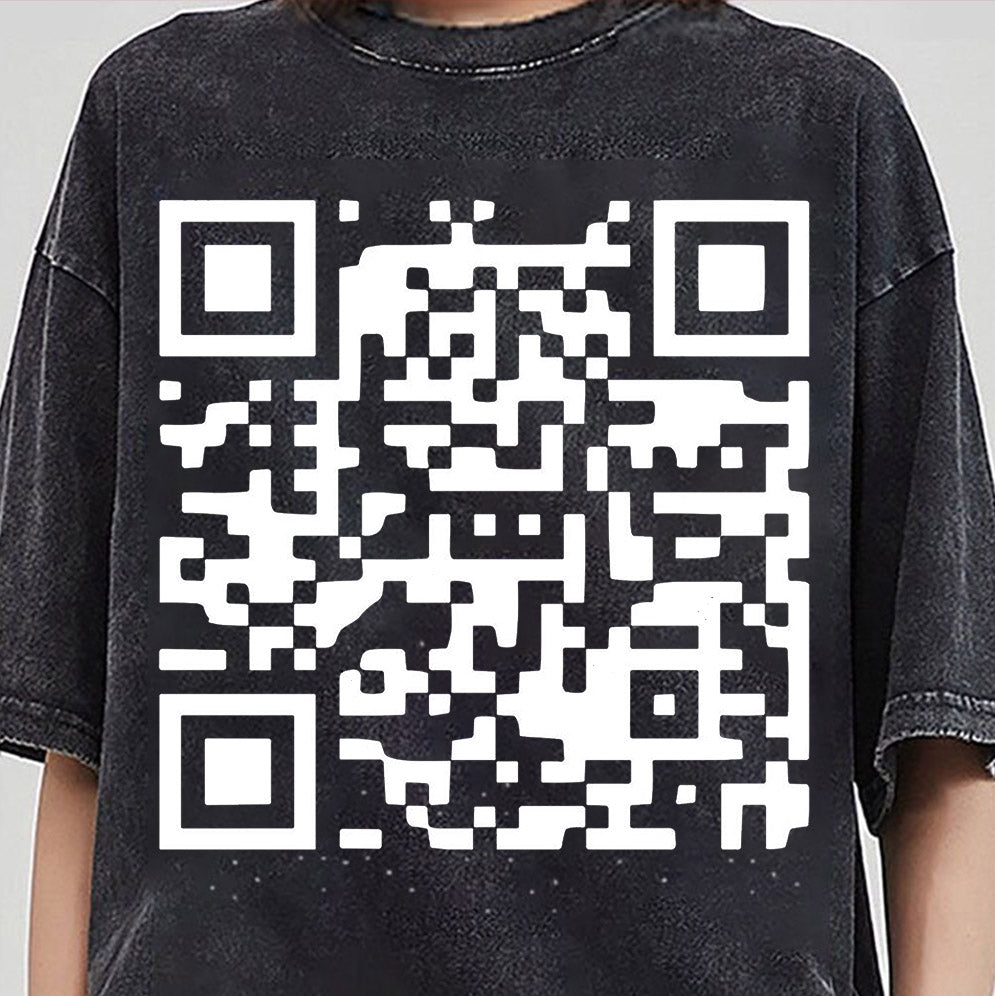 Fuck Off with Custom QR code Sweatshirt, Fuck Off Prank Joke QR Code Sweatshirt V2, QR Code Fuck Off Sweatshirt, Fuck You Qr Code Sweatshirt