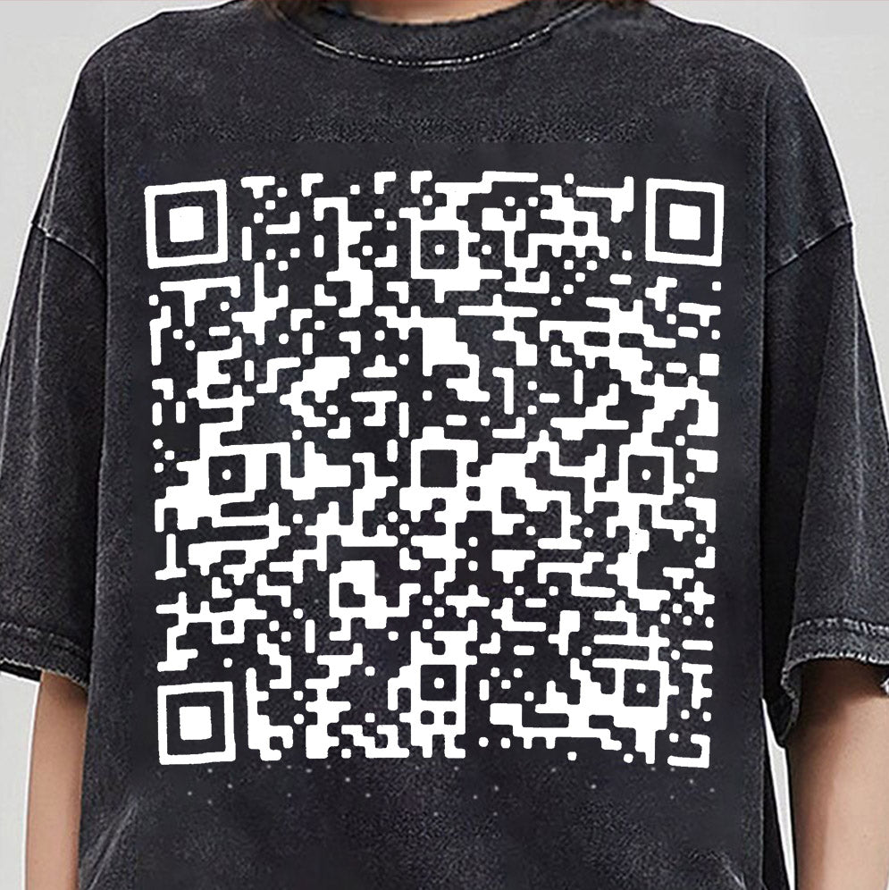 Fuck Off with Custom QR code Sweatshirt, Fuck Off Prank Joke QR Code Sweatshirt V3QR Code Fuck Off Sweatshirt, Fuck You Qr Code Sweatshirt