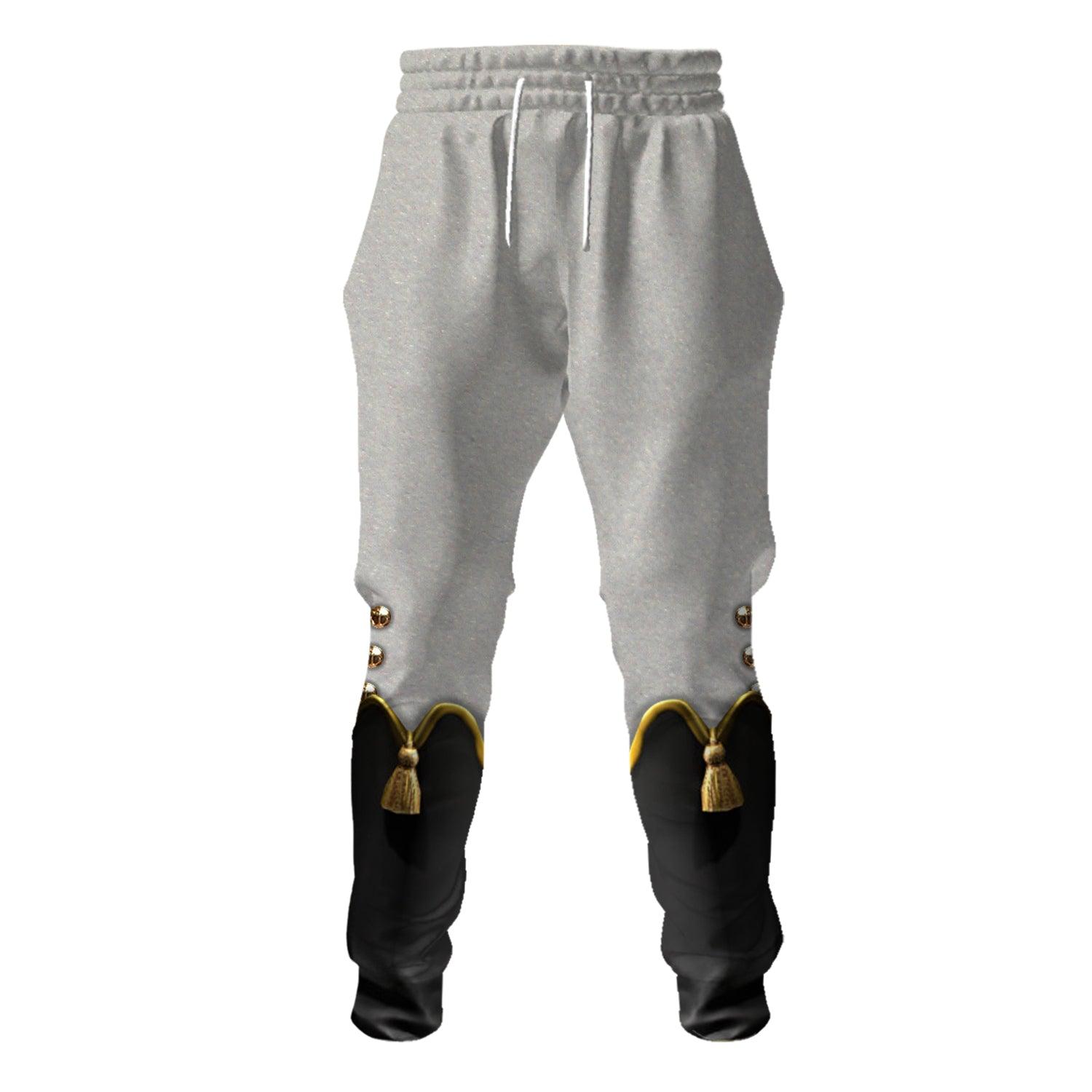 Pig Napoleon Infantryman Costume Hoodie Jogger, Sweatshirt T-Shirt Sweatpants Tracksuit TQT5