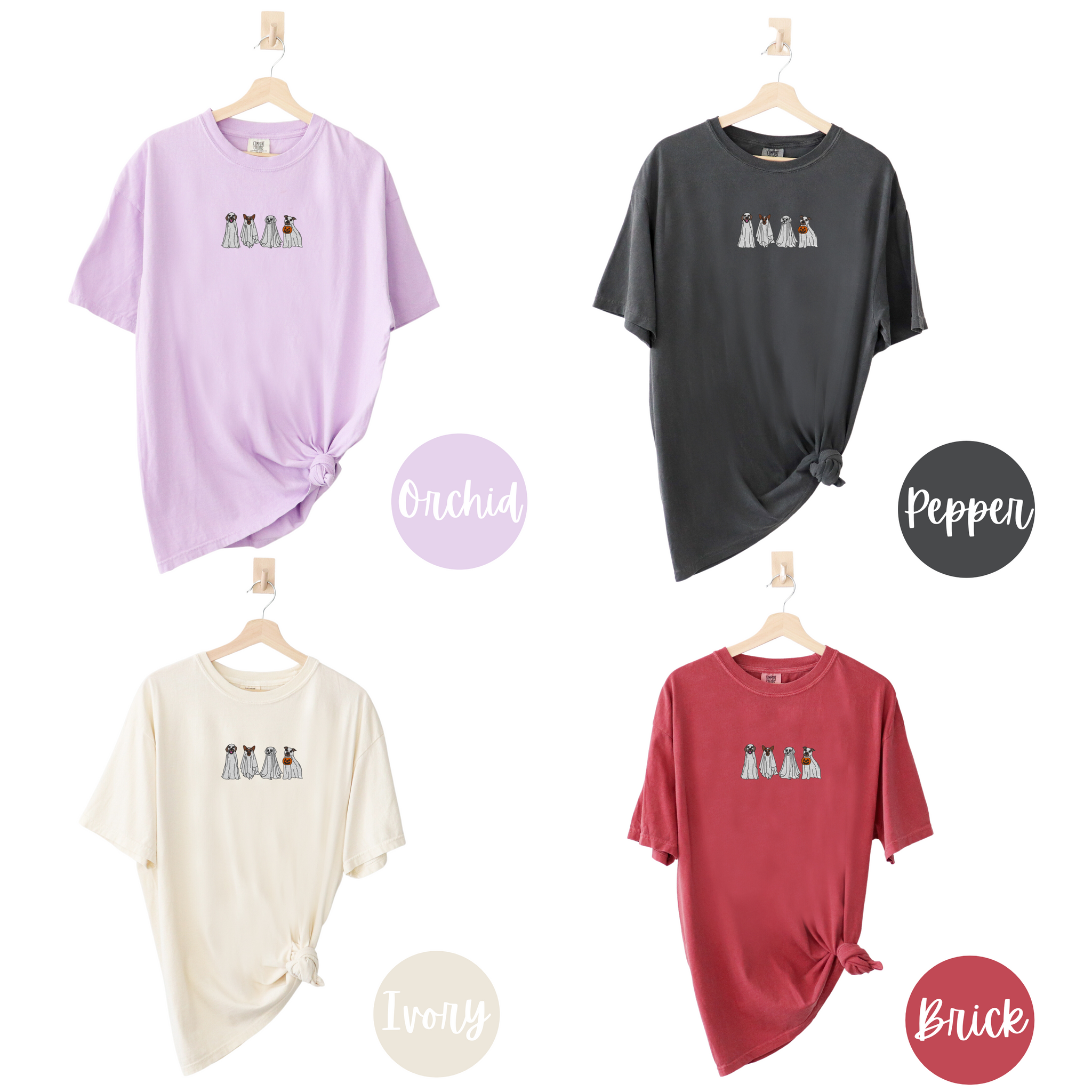 Ghost Dogs Embroidered Tee EMHA2608