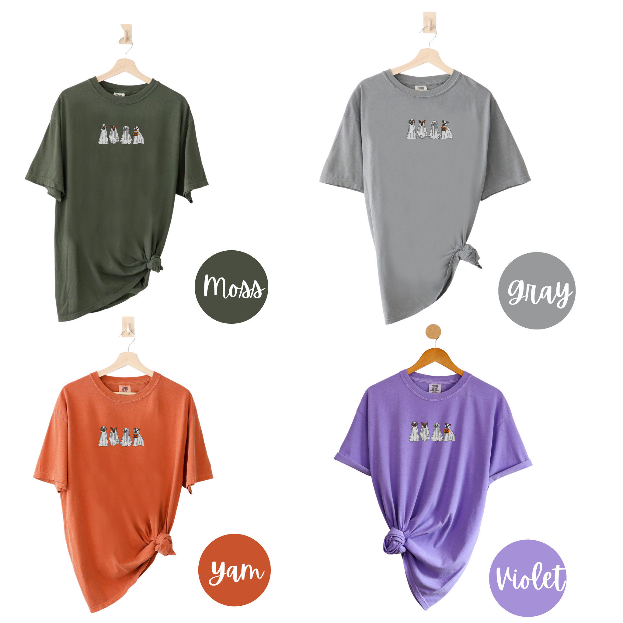 Ghost Dogs Embroidered Tee EMHA2608