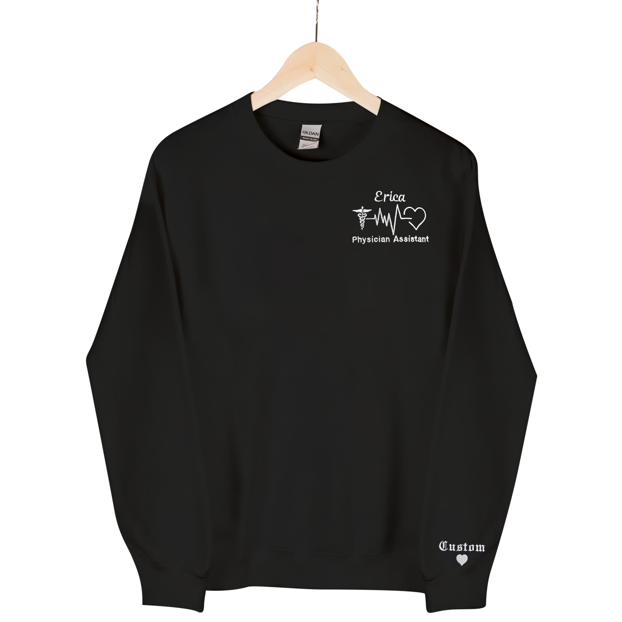 Personalized Gift For Nurse, Medical Jacket, Quarter Zip Sweatshirt Hoodie Embroidered em2