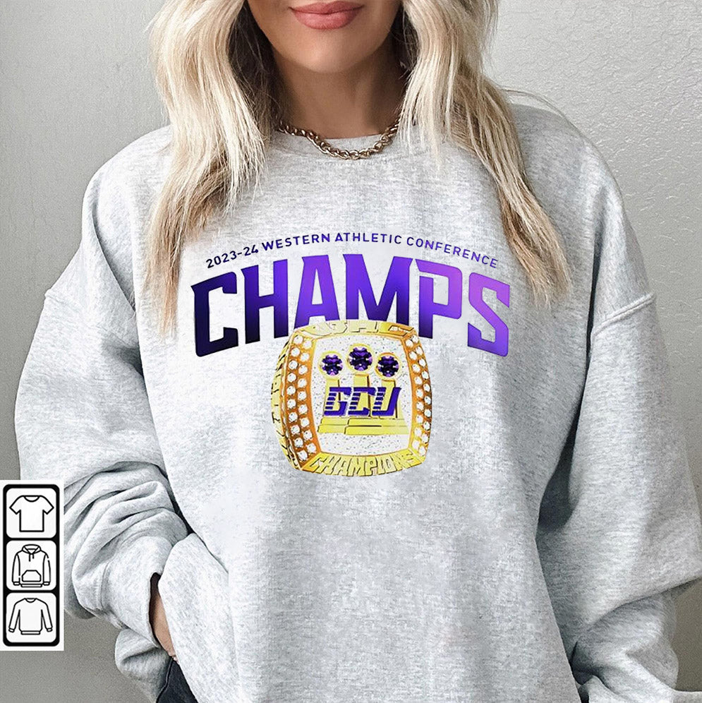 Grand Canyon Antelopes 2023 2024 Western Athletic Conference Championship Ring Diamond shirt, Sweatshirt, Hoodie