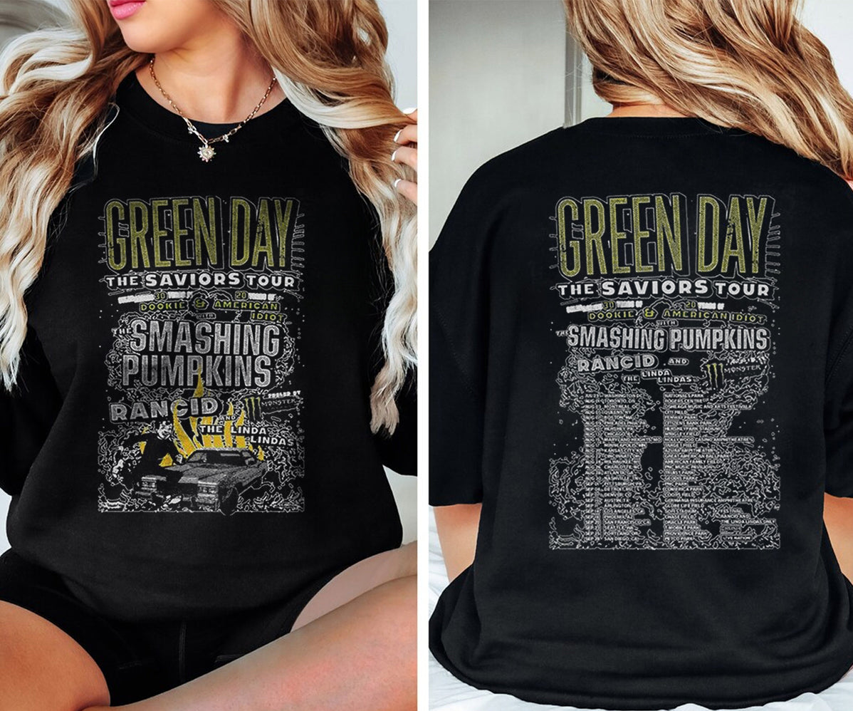 Green Day The Saviors 2024 Tour T-Shirt, Green Day T-Shirt, Green Day Fan Gift Shirt, The Saviors 2024 Tour Shirt, Green Day Merch