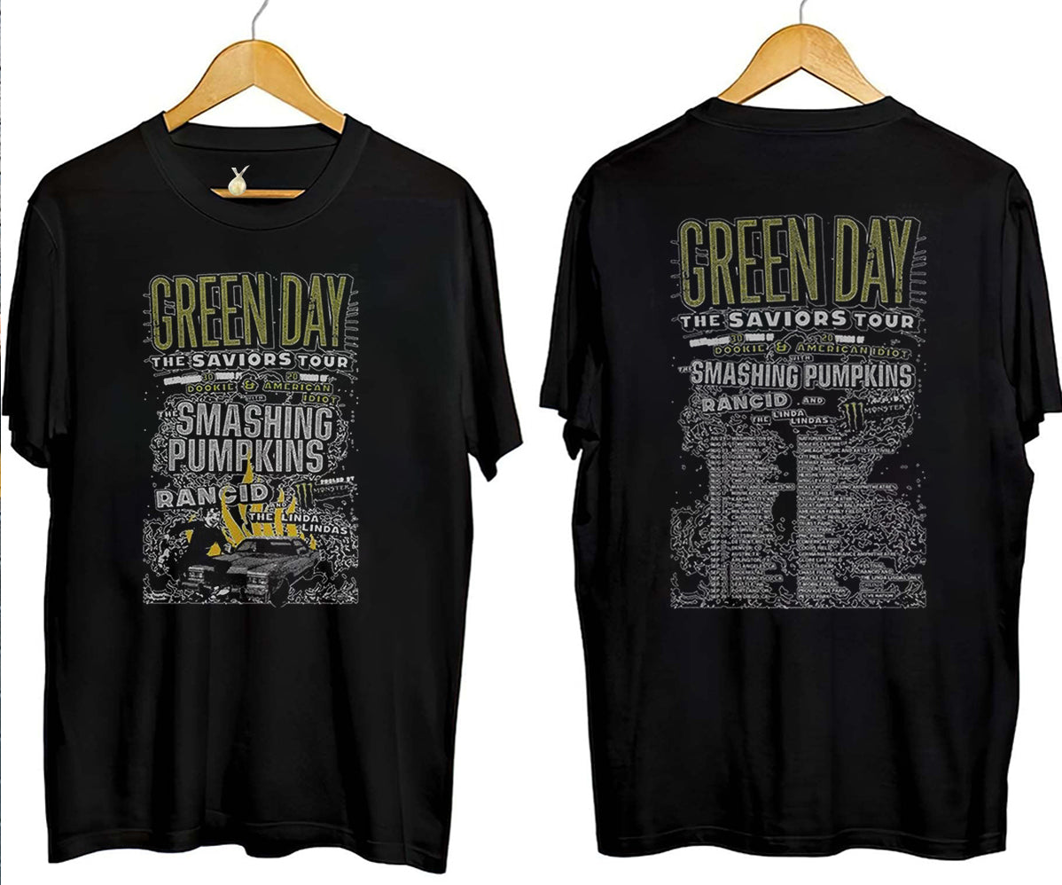 Green Day The Saviors 2024 Tour T-Shirt, Green Day T-Shirt, Green Day Fan Gift Shirt, The Saviors 2024 Tour Shirt, Green Day Merch