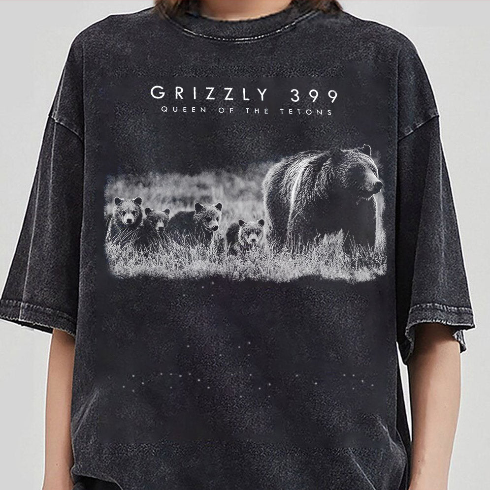 Grizzly 399 Shirt, QUeen of the Tetons Comfort Colors Shirt, In Memory Of Bear 399 Shirt, Famous National Park Shirt, Grizzly Cub Mom Tee