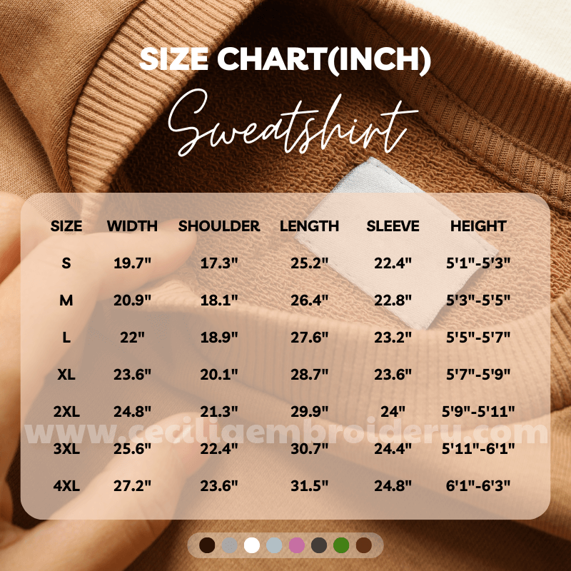 Halloween Embroidered Spooky Season Sweatshirt EMHA2808