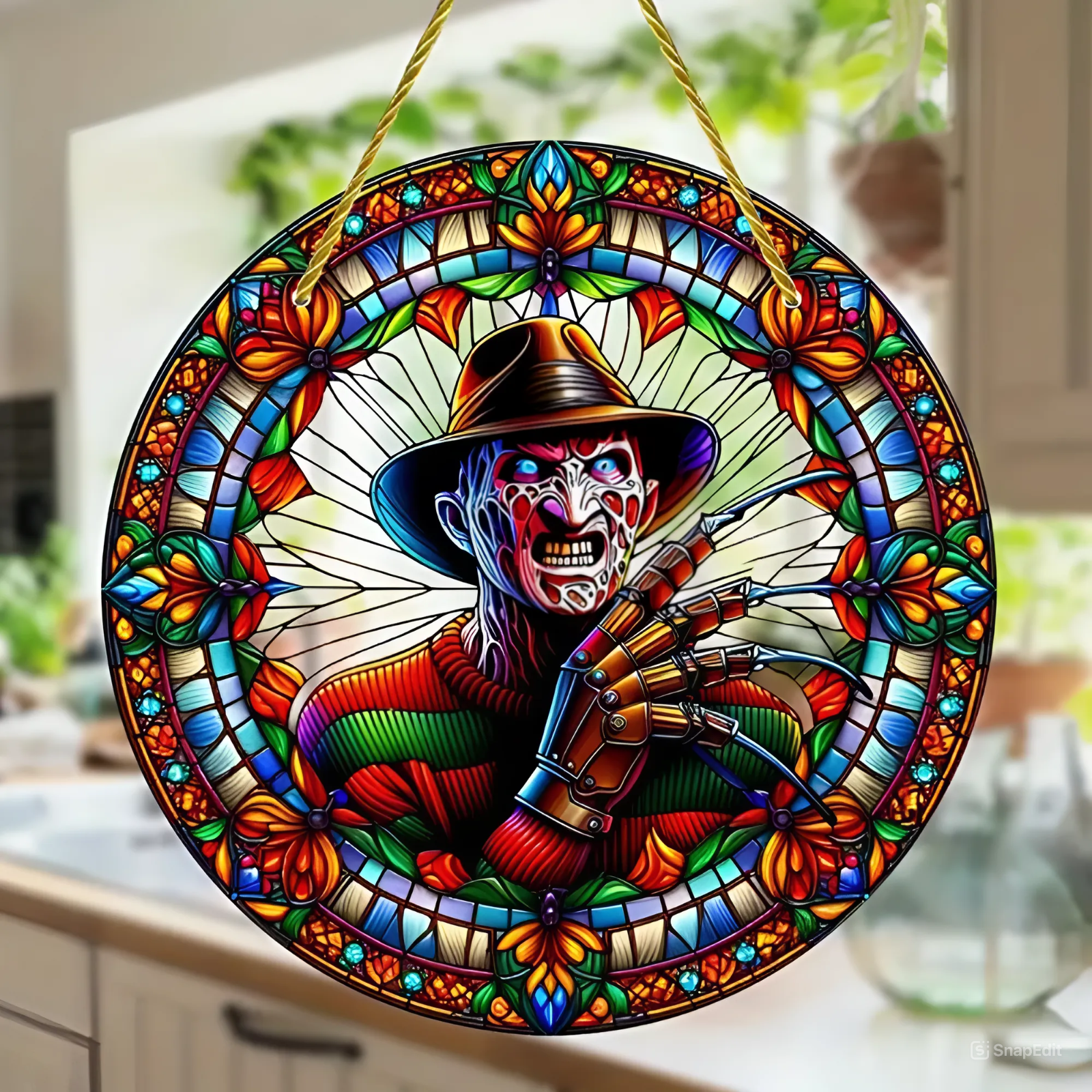 Halloween Gifts For Horror Fan Suncatcher Ornament  ORHA2208