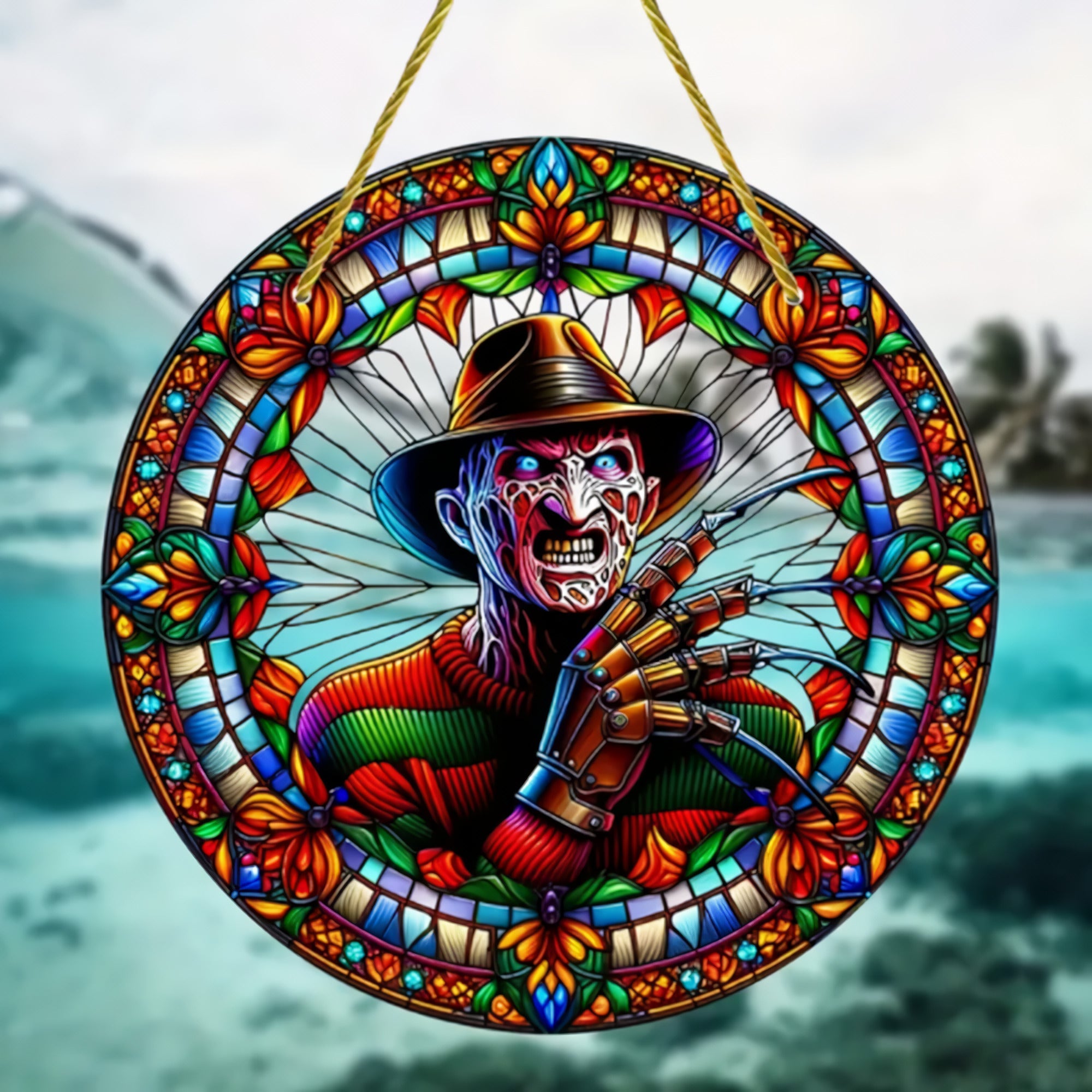Halloween Gifts For Horror Fan Suncatcher Ornament  ORHA2208