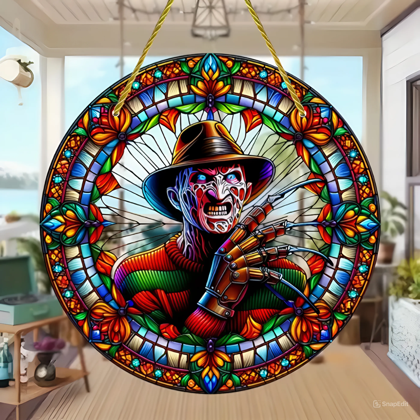 Halloween Gifts For Horror Fan Suncatcher Ornament  ORHA2208