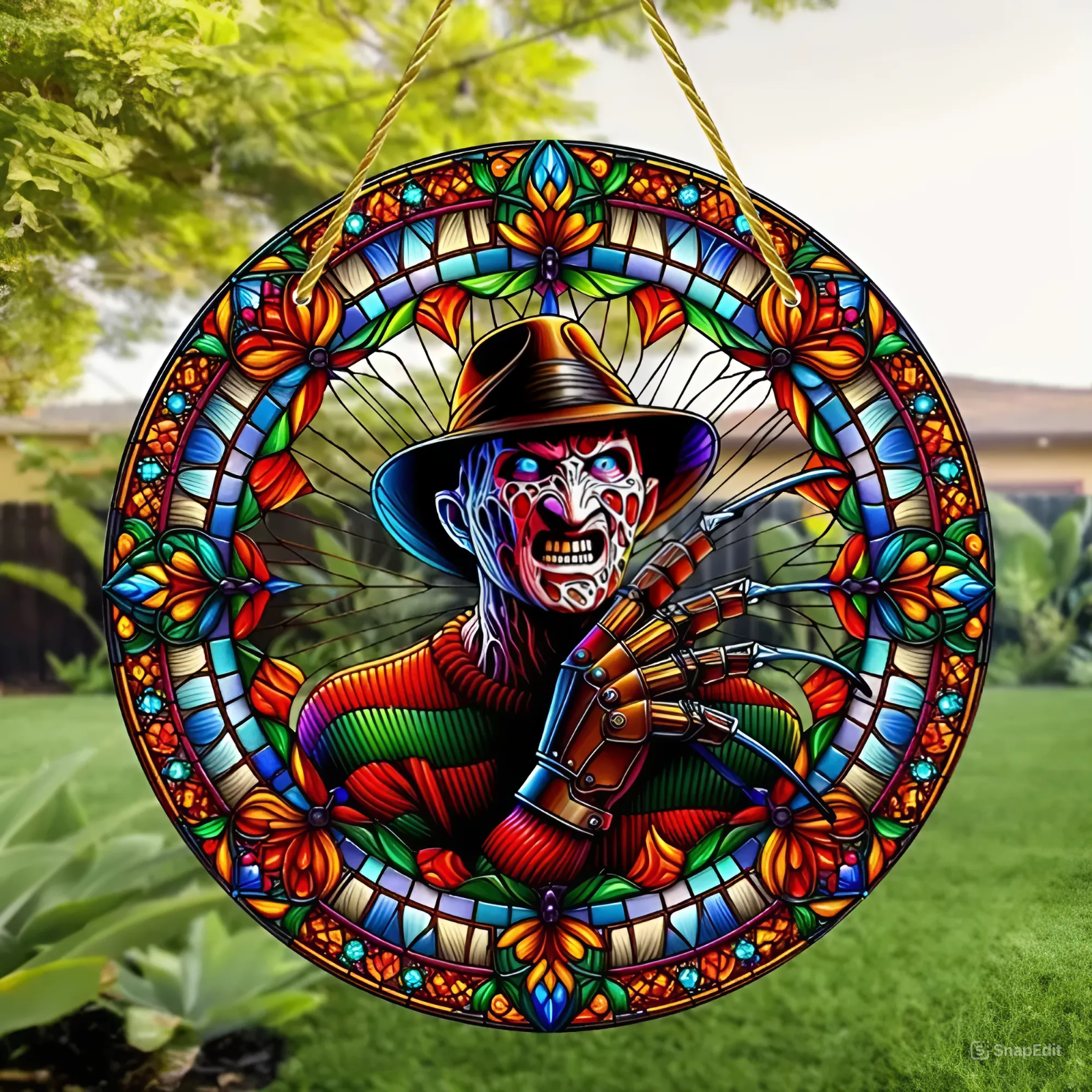 Halloween Gifts For Horror Fan Suncatcher Ornament  ORHA2208