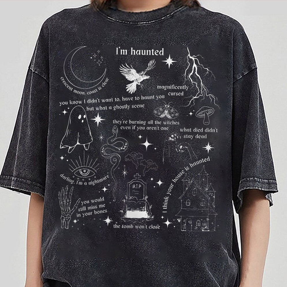 Halloween Shirt, Halloween Songs Shirt, Halloween Lyrics Shirt V9, Halloween Pumpkin Shirt, Spooky Season, Fall Season Shirt, Ghost Sweatshit