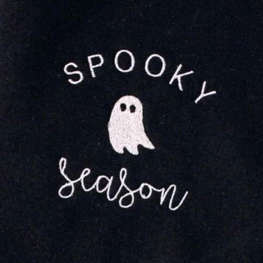Halloween Sweater Fall Crewneck, Spooky Season Sweatshirt, Hoodie Embroidered EMHA2608