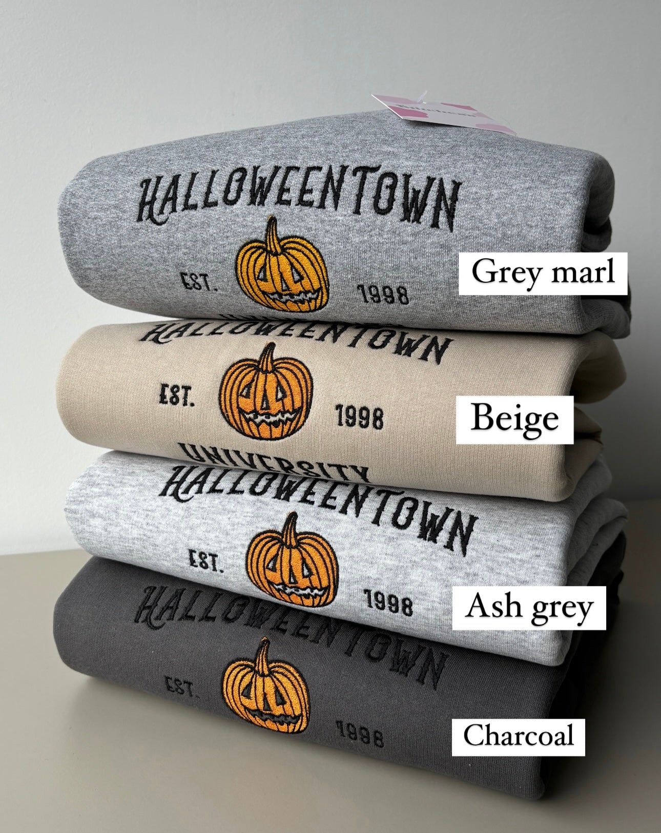 HALLOWEENTOWN UNIVERSITY EMBROIDERED SWEATSHIRT EMHA2808