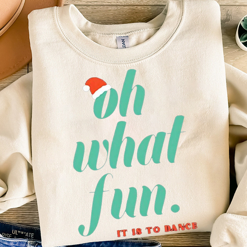 Hayley Erbert wearing oh what fun it is to dance shirt, Sweatshirt, Hoodie And Tanktop