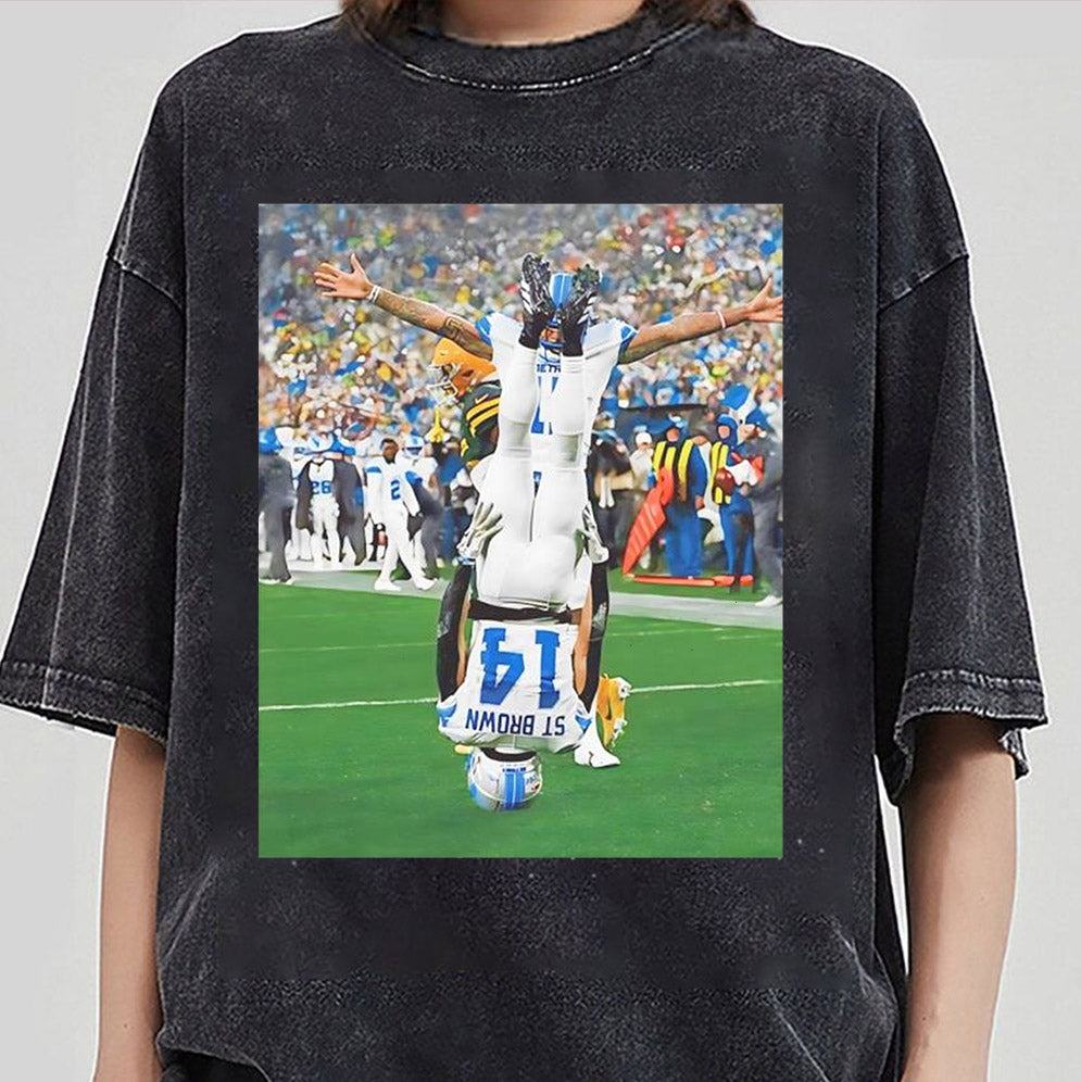 Headstand on the field Amon-Ra St. Brown Detroit Lions shirt, Sweatshirt, Hoodie And Tanktop