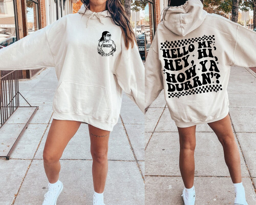 Hello MF Hey, Hi, How Ya Durrn? PNG - LWayne - Weezy Baby - Digital Download - Sublimation Design - PNG - LWayne Png TMC