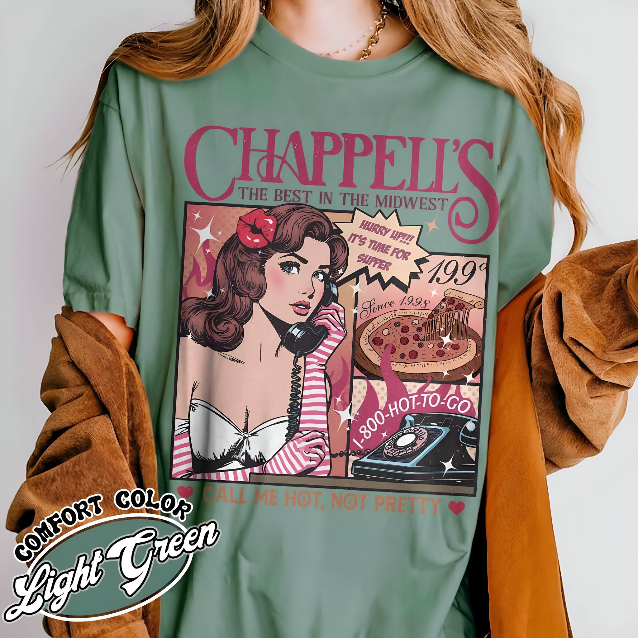 Hot To Go Comfort Colors Shirt, Wlw Shirt, Midwest Princess, Queer Shirt, Bi Pride, Lesbian Pride,Sapphic Shirt,Good Luck Babe,Femininomenon