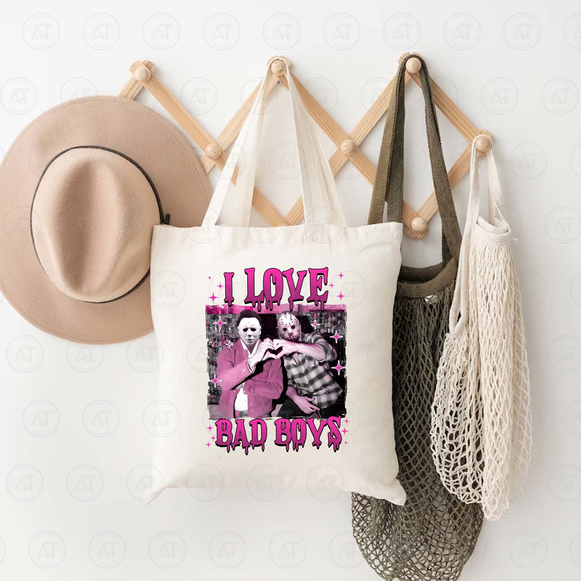 Horror Movie Tshirt, I Love Bad Boys Tshirt, Horror Tshirt, Halloween Horror Tshirt, Halloween Character Friends Shirt HW2607 07