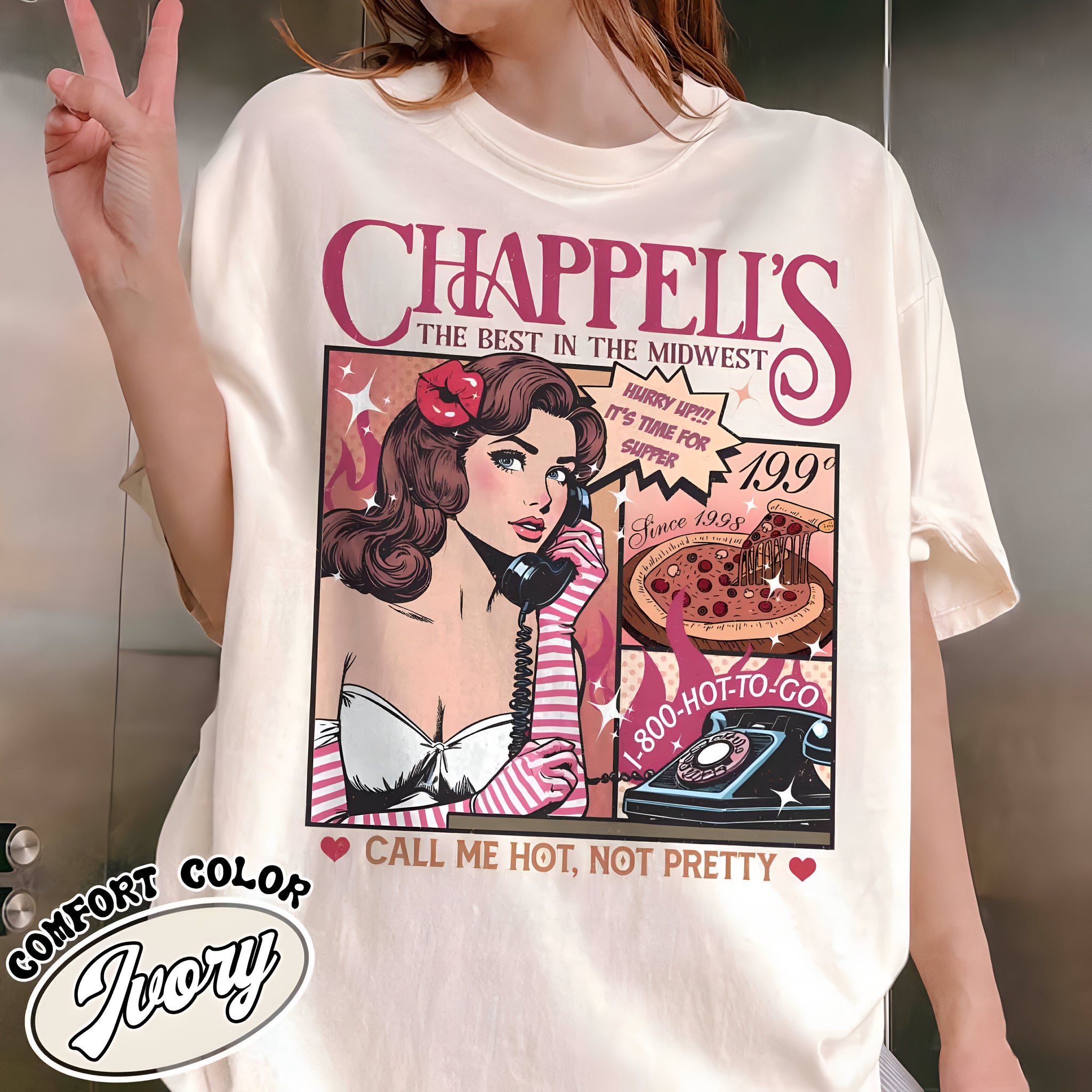 Hot To Go Comfort Colors Shirt, Wlw Shirt, Midwest Princess, Queer Shirt, Bi Pride, Lesbian Pride,Sapphic Shirt,Good Luck Babe,Femininomenon