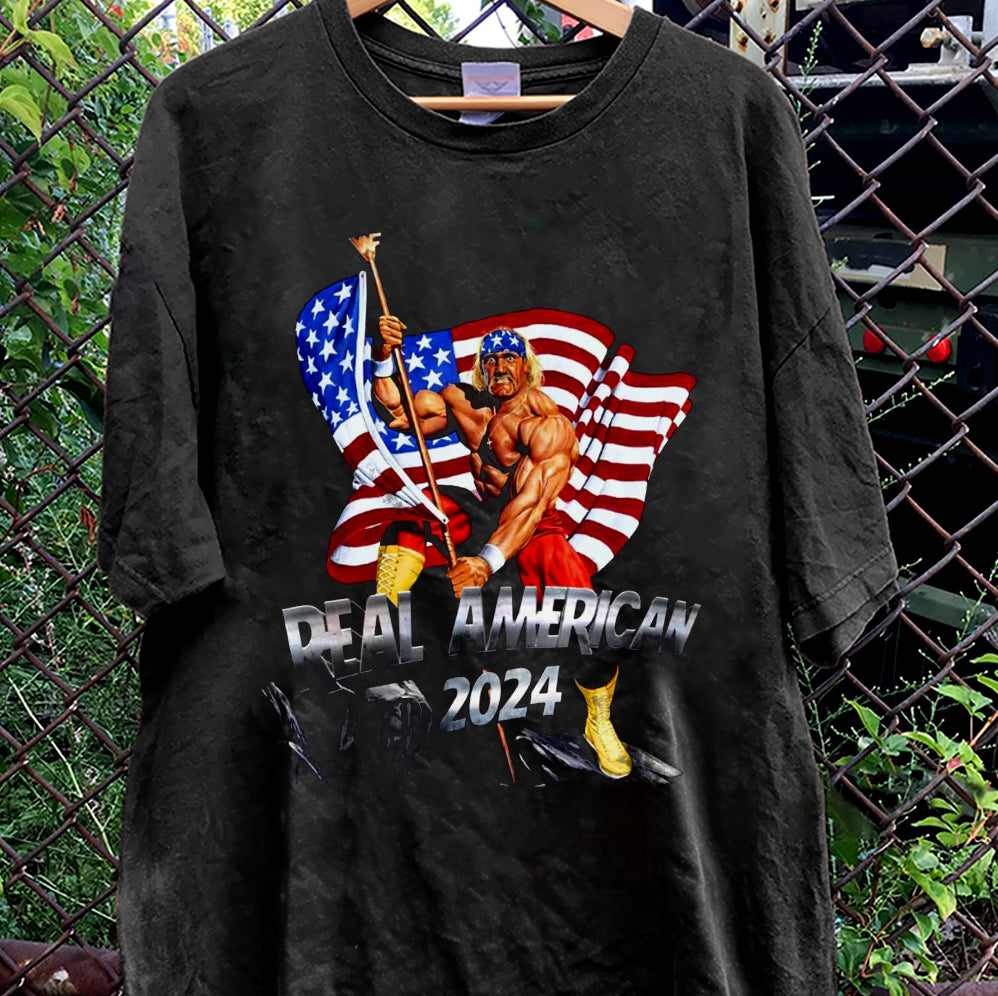 Hulk Hogan Real American 2024 Shirt, Trending Shirt T