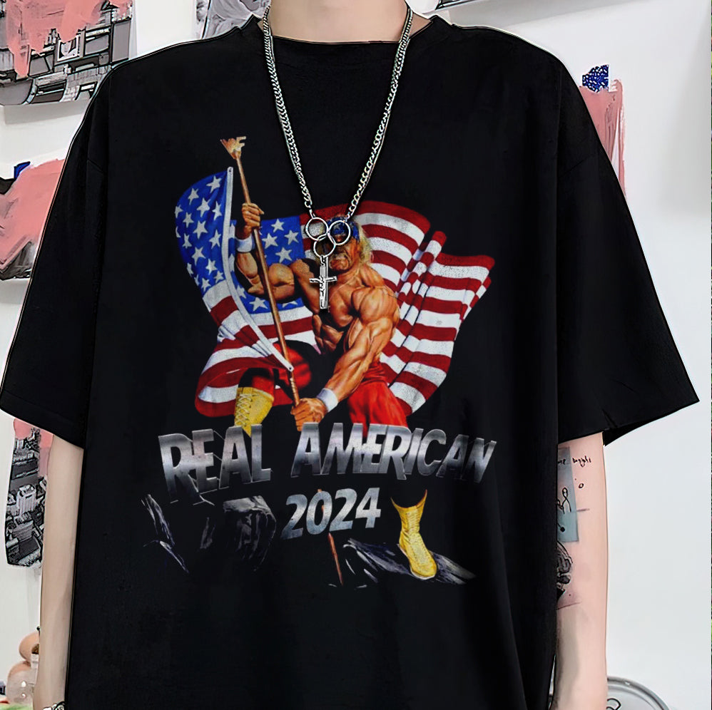 Hulk Hogan Real American 2024 Shirt, Trending Shirt T
