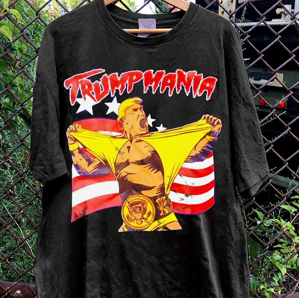 Hulk Hogan Trump Vance Shirt, Trumpamania T-Shirt, Donald Trump Hulk Hogan Maga Shirt V2, Patriotic Shirt, USA Pride Tee, Political Statement Shirt