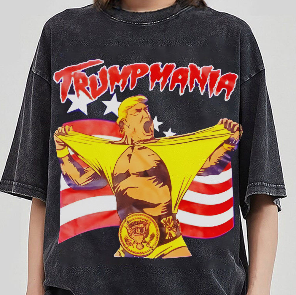 Hulk Hogan Trump Vance Shirt, Trumpamania T-Shirt, Donald Trump Hulk Hogan Maga Shirt V2, Patriotic Shirt, USA Pride Tee, Political Statement Shirt