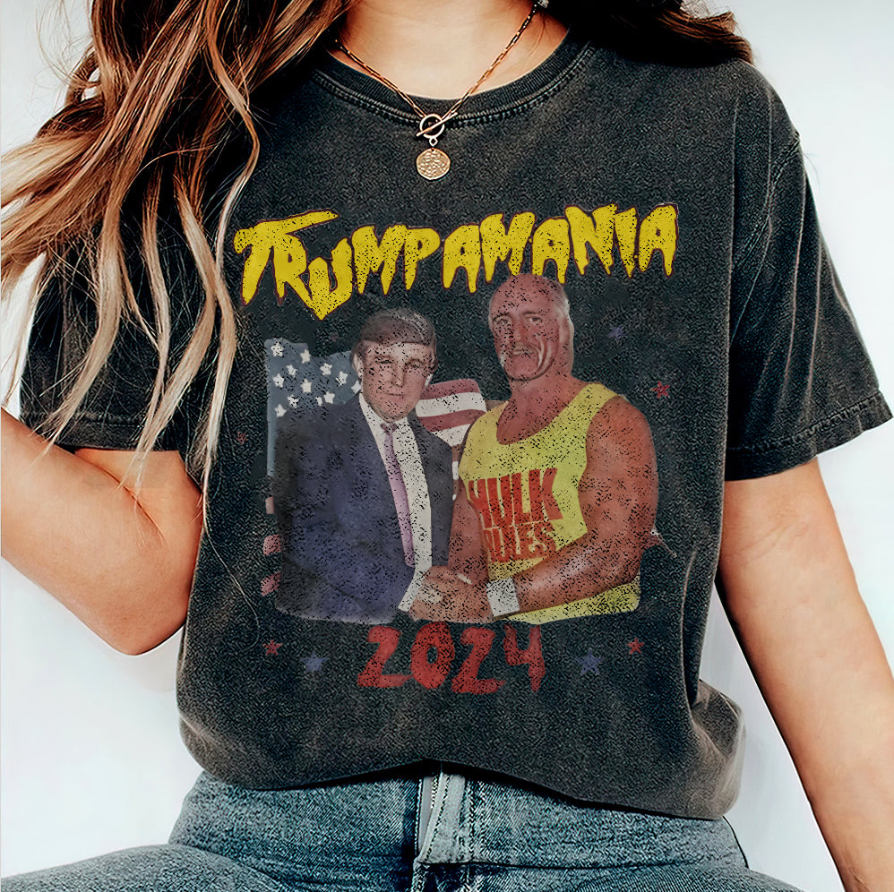 Hulk Hogan Trump Vance Shirt, Trumpamania T-Shirt, Donald Trump Hulk Hogan Maga Shirt V5, Patriotic Shirt, USA Pride Tee, Political Statement Shirt