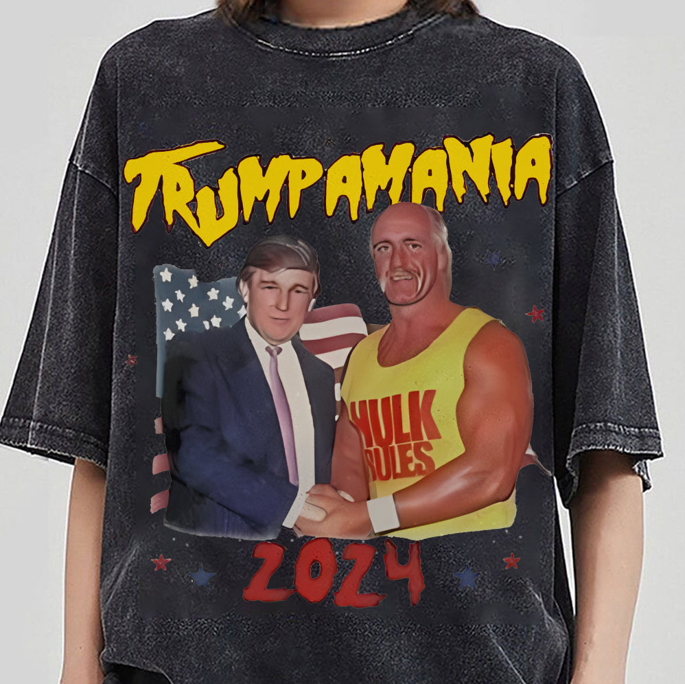 Hulk Hogan Trump Vance Shirt, Trumpamania T-Shirt, Donald Trump Hulk Hogan Maga Shirt V5, Patriotic Shirt, USA Pride Tee, Political Statement Shirt