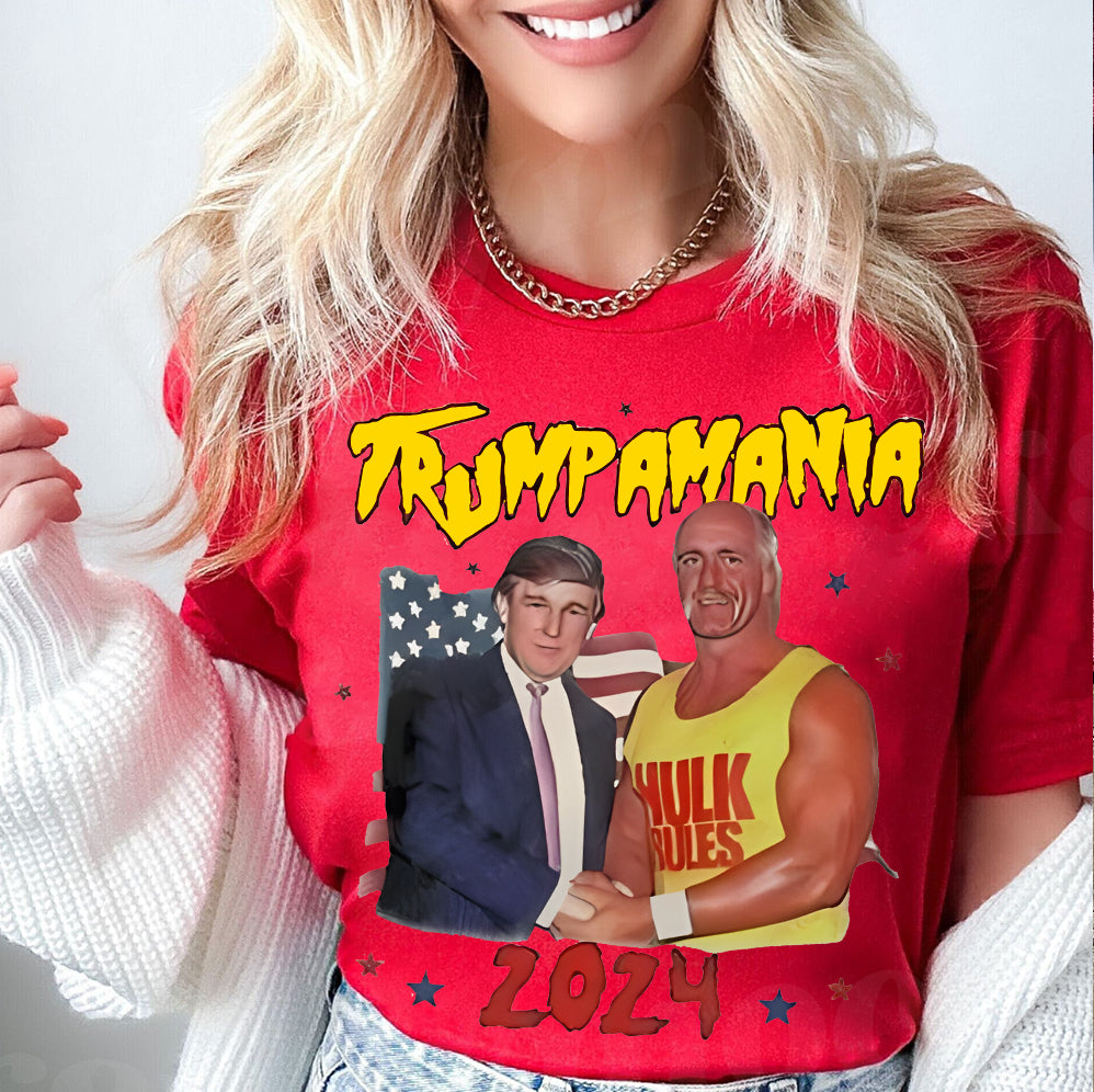 Hulk Hogan Trump Vance Shirt, Trumpamania T-Shirt, Donald Trump Hulk Hogan Maga Shirt V5, Patriotic Shirt, USA Pride Tee, Political Statement Shirt