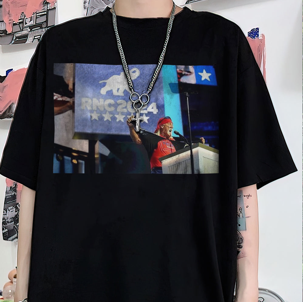 Hulk Hogan Trump Vance Tanktop Red Shirt, Trending Shirt T