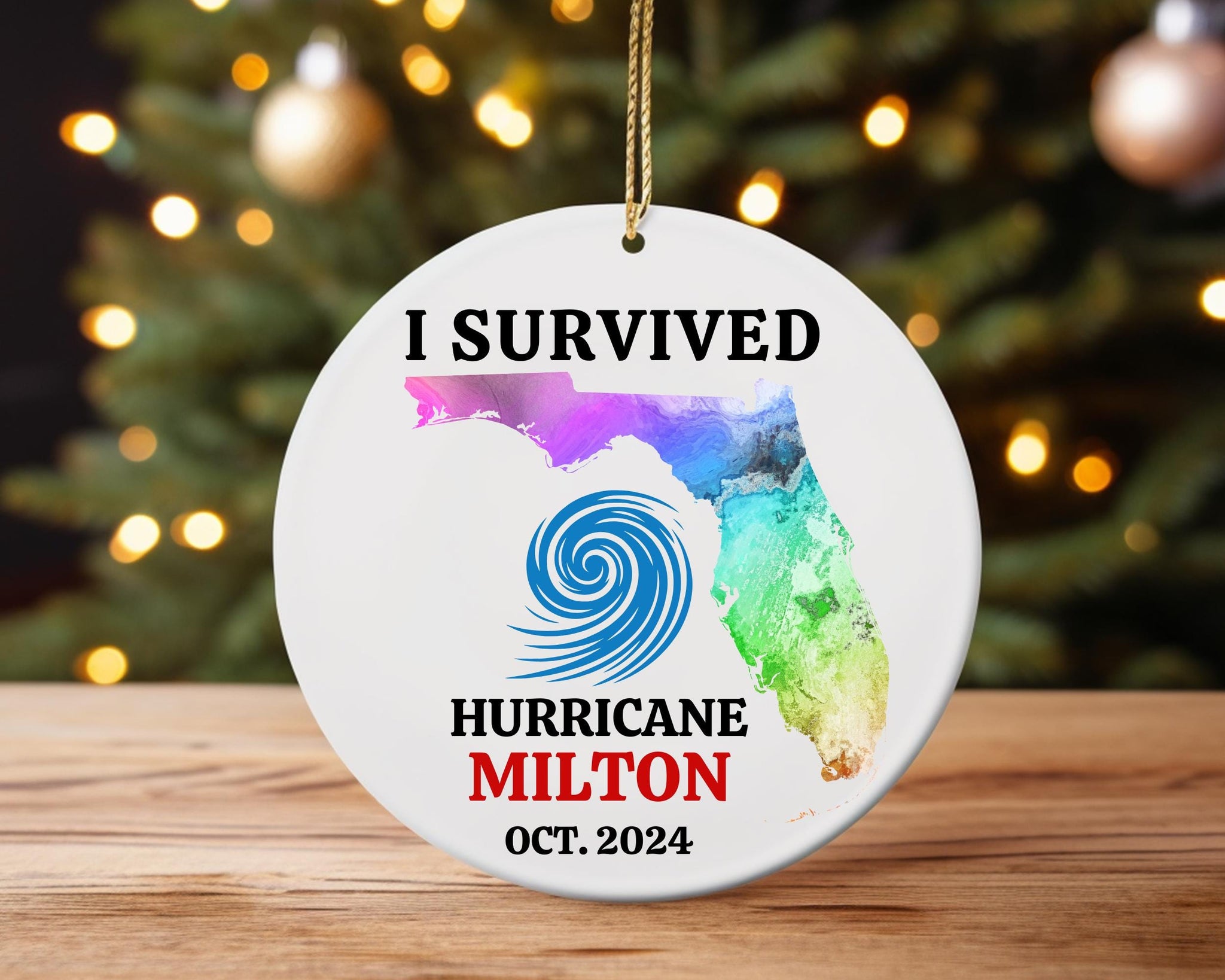Hurricane Milton Ornament 2024 ORH1710T