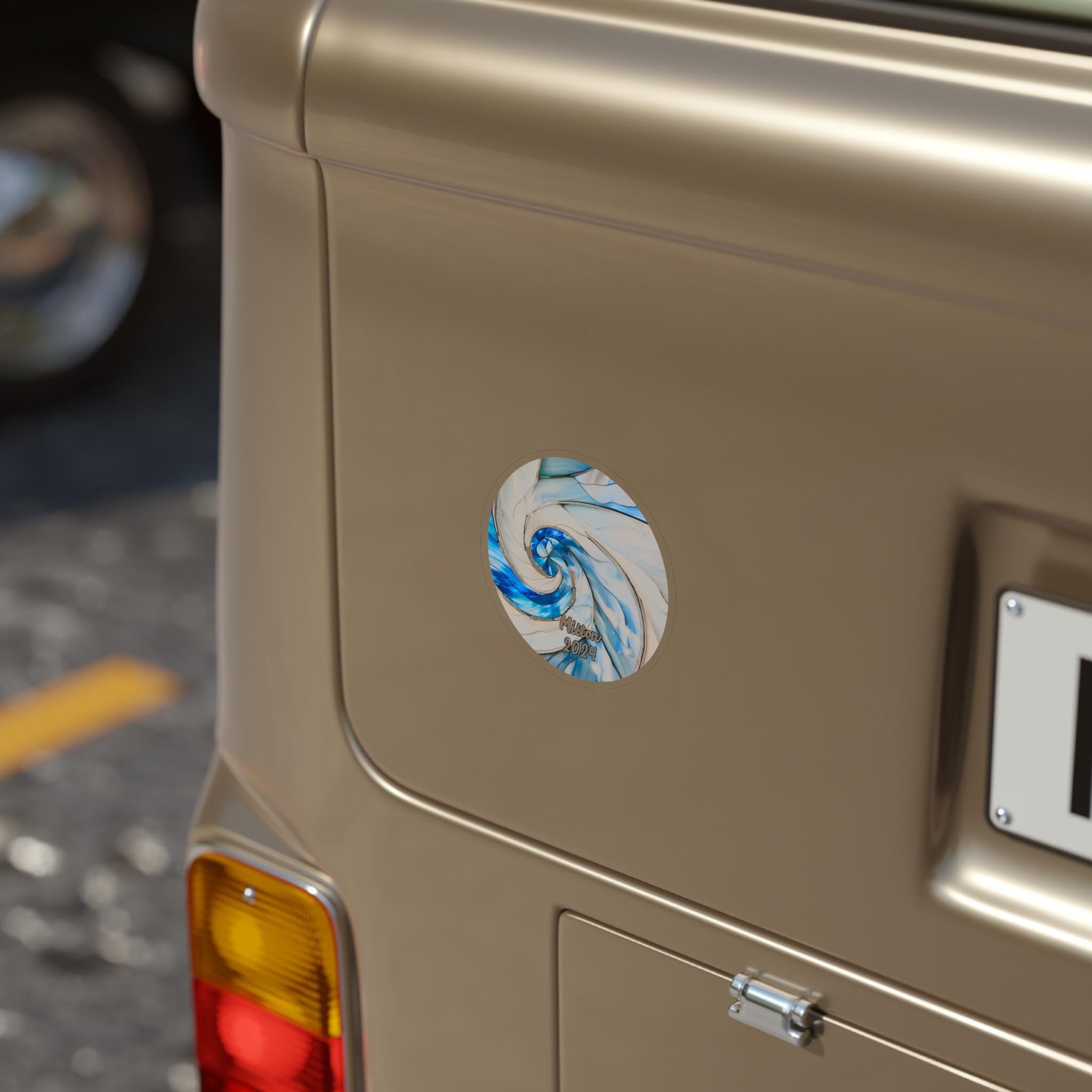 Hurricane Milton Sticker, Florida 2024 Gift, Vinyl Outdoor Sticker, Trip Travel Gift Car Accessories HAOR14