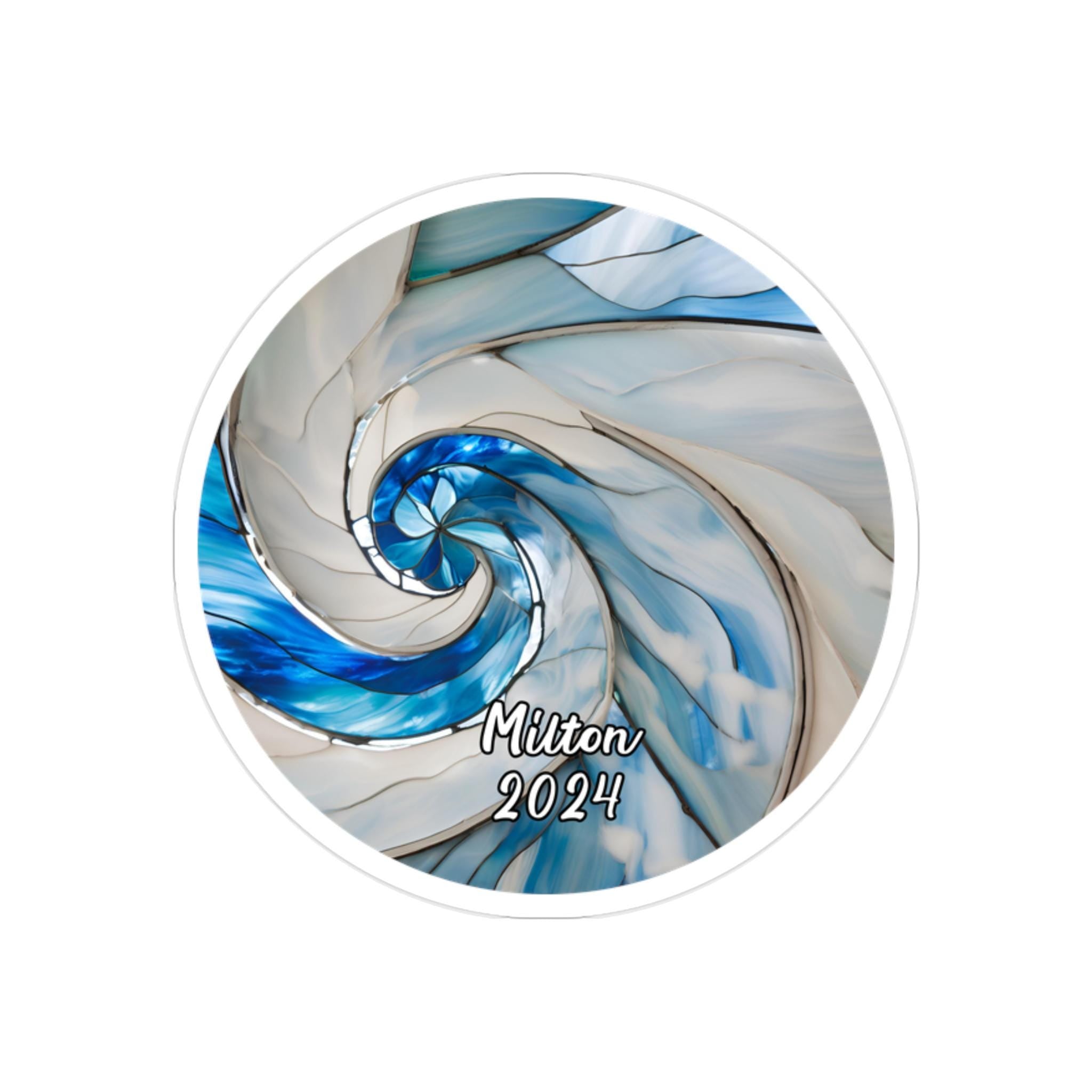 Hurricane Milton Sticker, Florida 2024 Gift, Vinyl Outdoor Sticker, Trip Travel Gift Car Accessories HAOR14