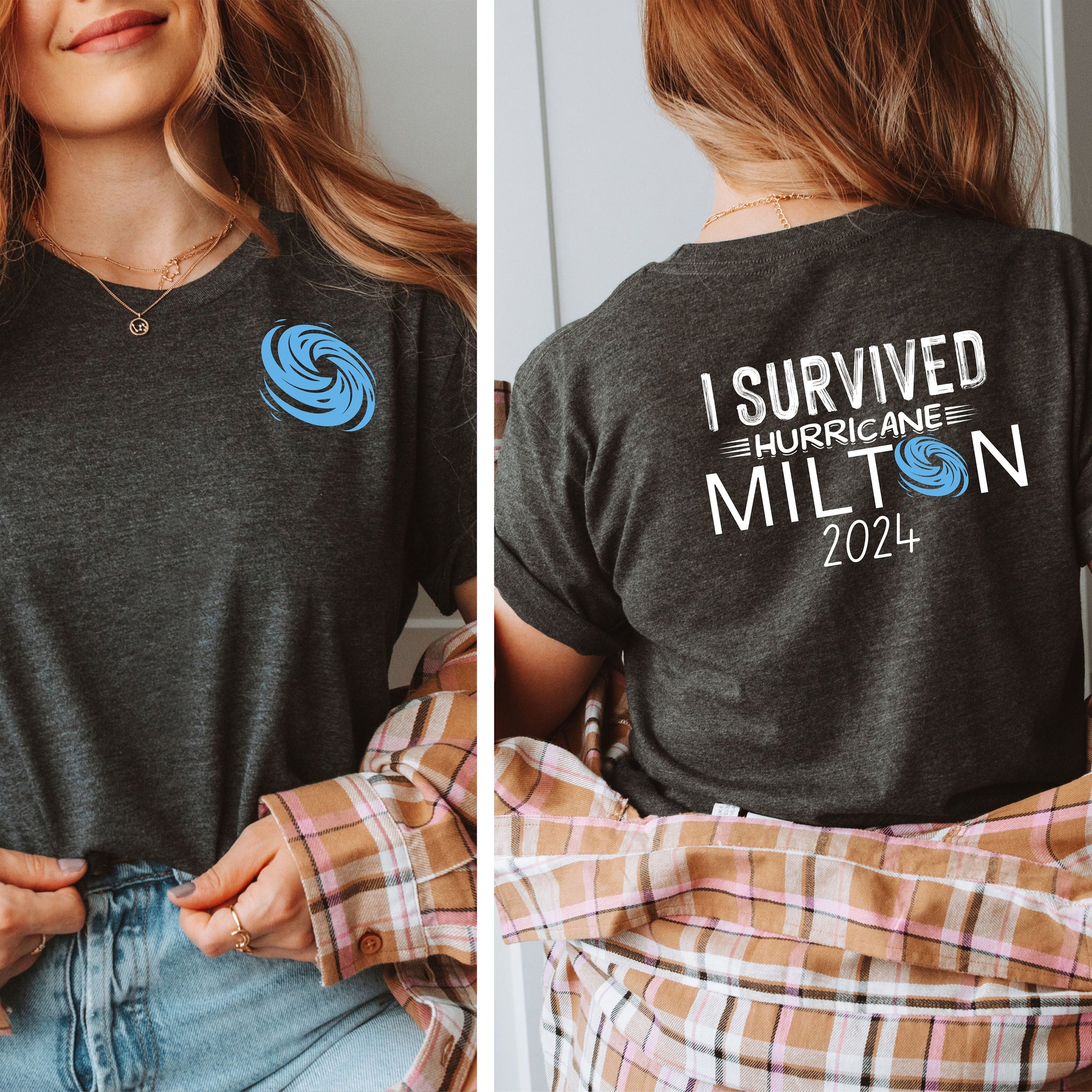 Hurricane Milton Survivor Unisex Shirt, I Survived Hurricane Milton 2024, Survivor Gift Shirt, Florida Strong Tee, Inspirational Shirt, Gift TMC