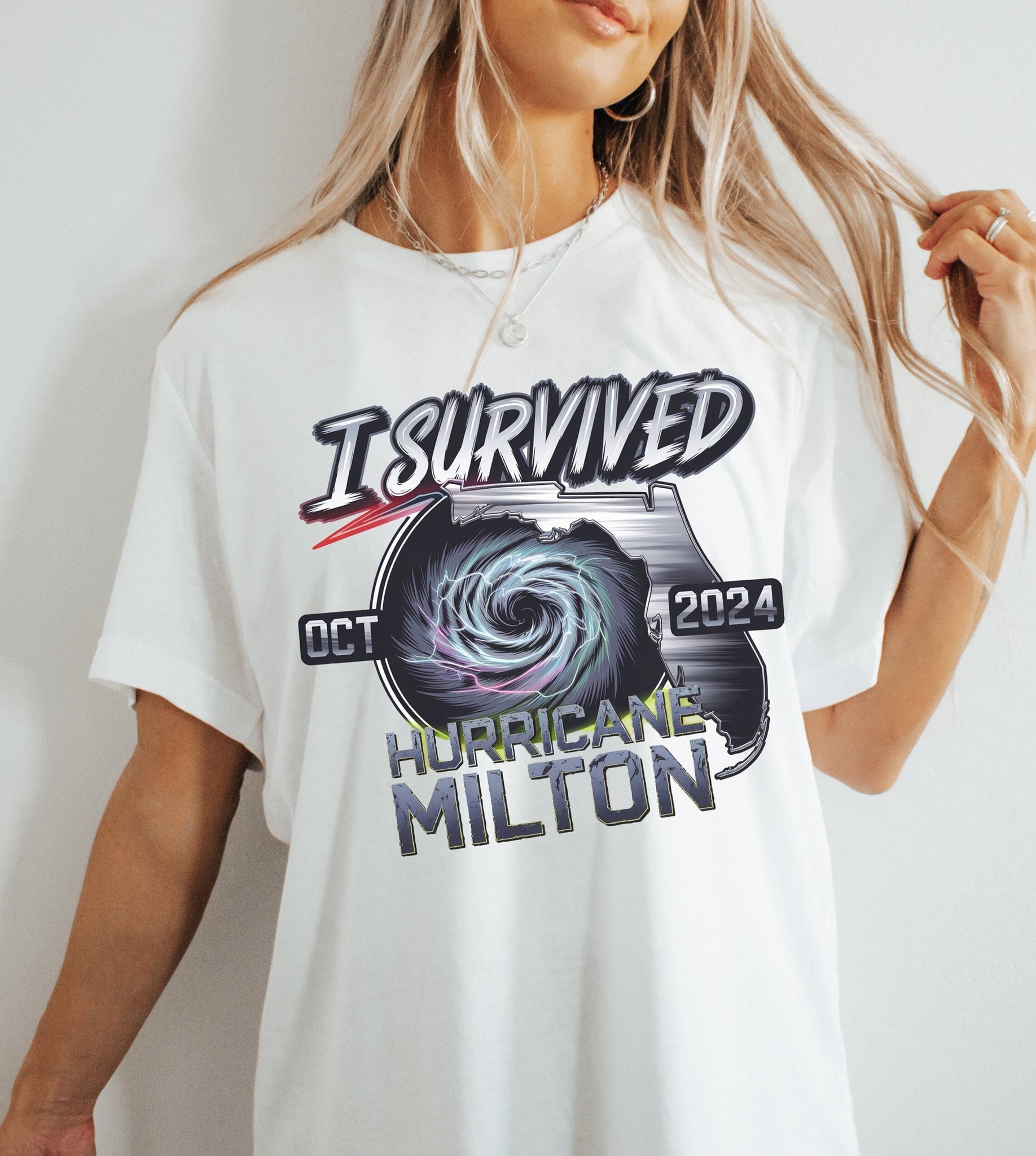 Hurricane Milton Survivor Unisex Shirt, Resilience Tee, I Survived Hurricane Milton 2024, Survivor Gift Shirt, Florida Strong Shirt TMC