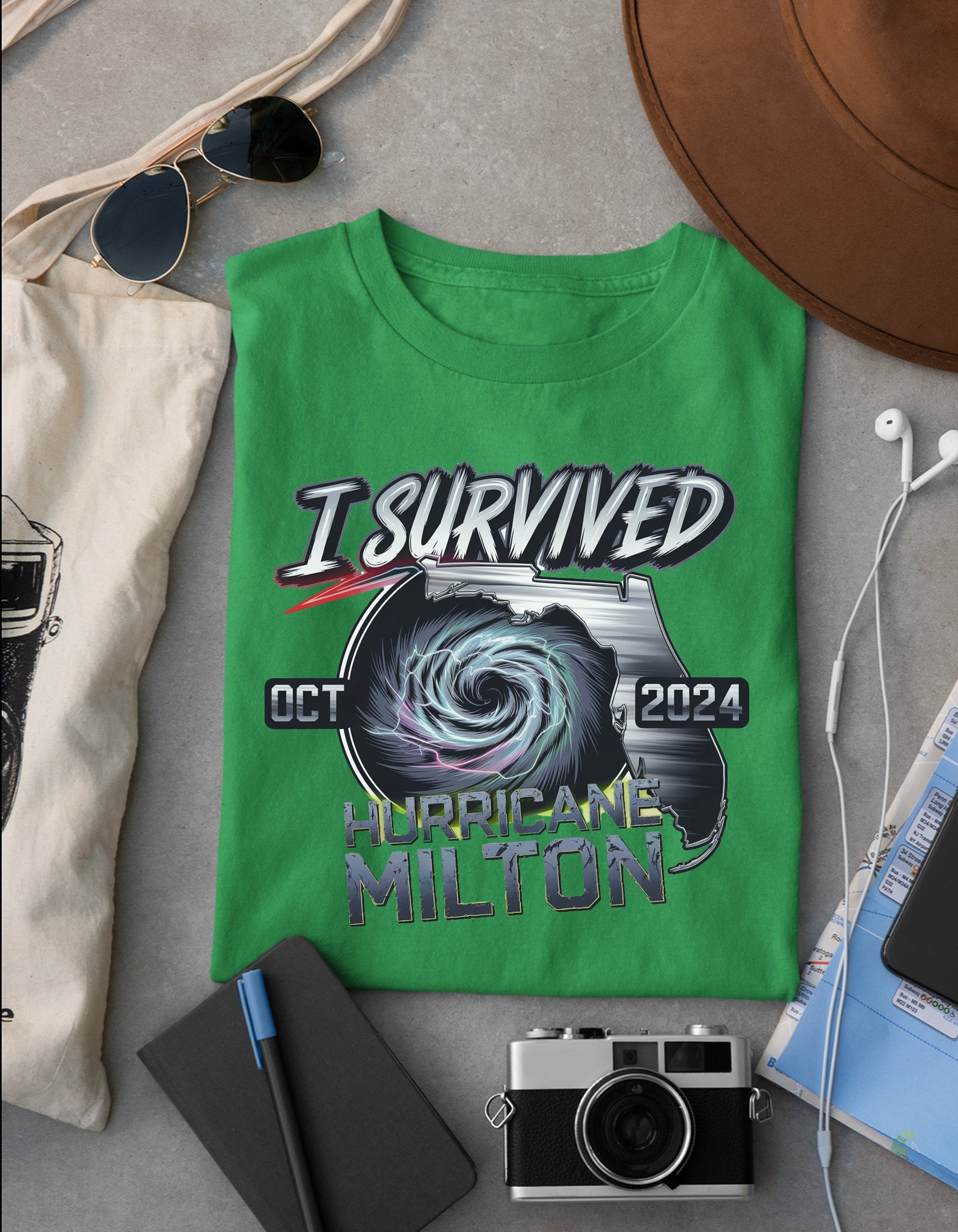 Hurricane Milton Survivor Unisex Shirt, Resilience Tee, I Survived Hurricane Milton 2024, Survivor Gift Shirt, Florida Strong Shirt TMC