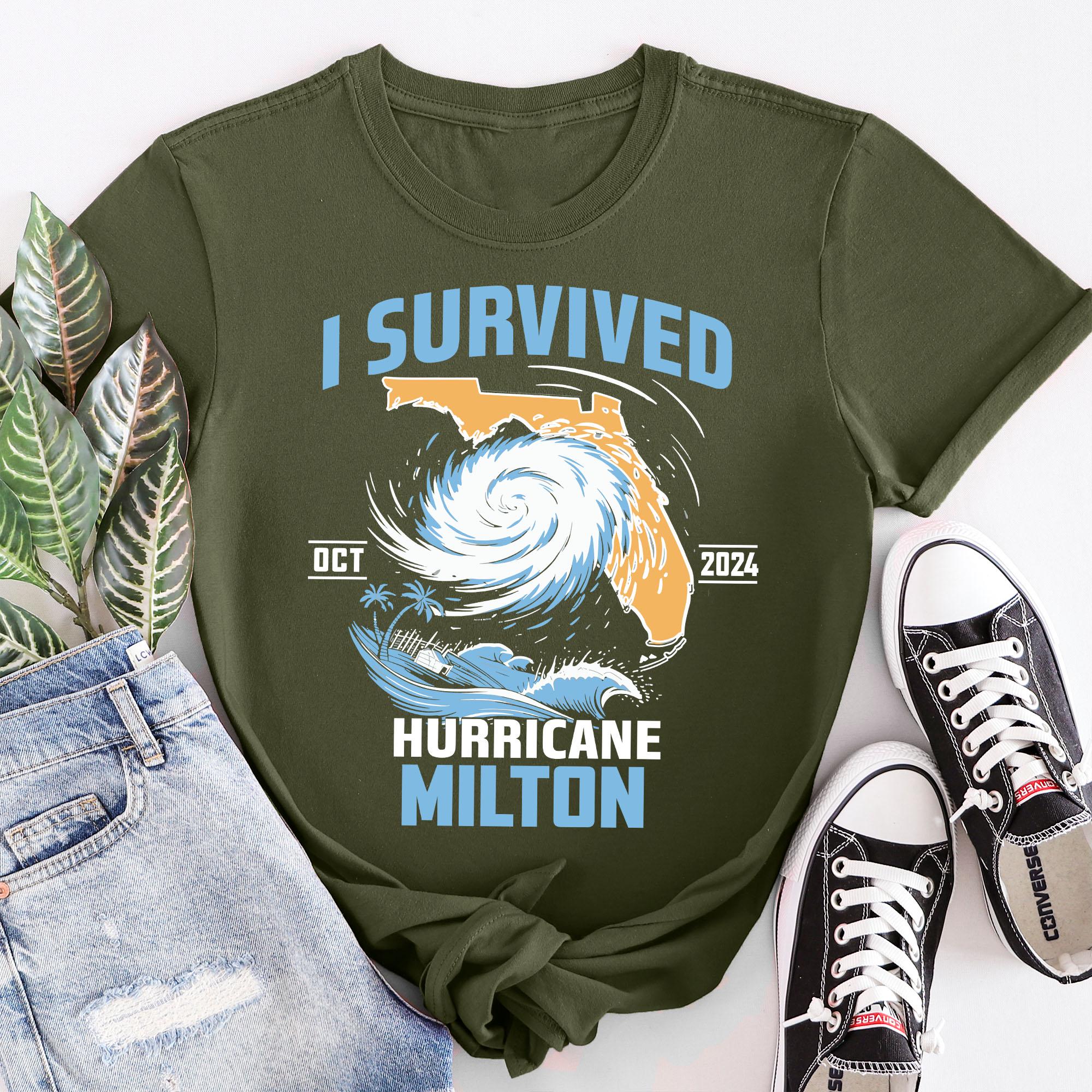 Hurricane Milton Tee, Hurricane Helene Western North Carolina Tee, Florida Strong Tee, Milton October 2024, Personalized Gift for Support TMC