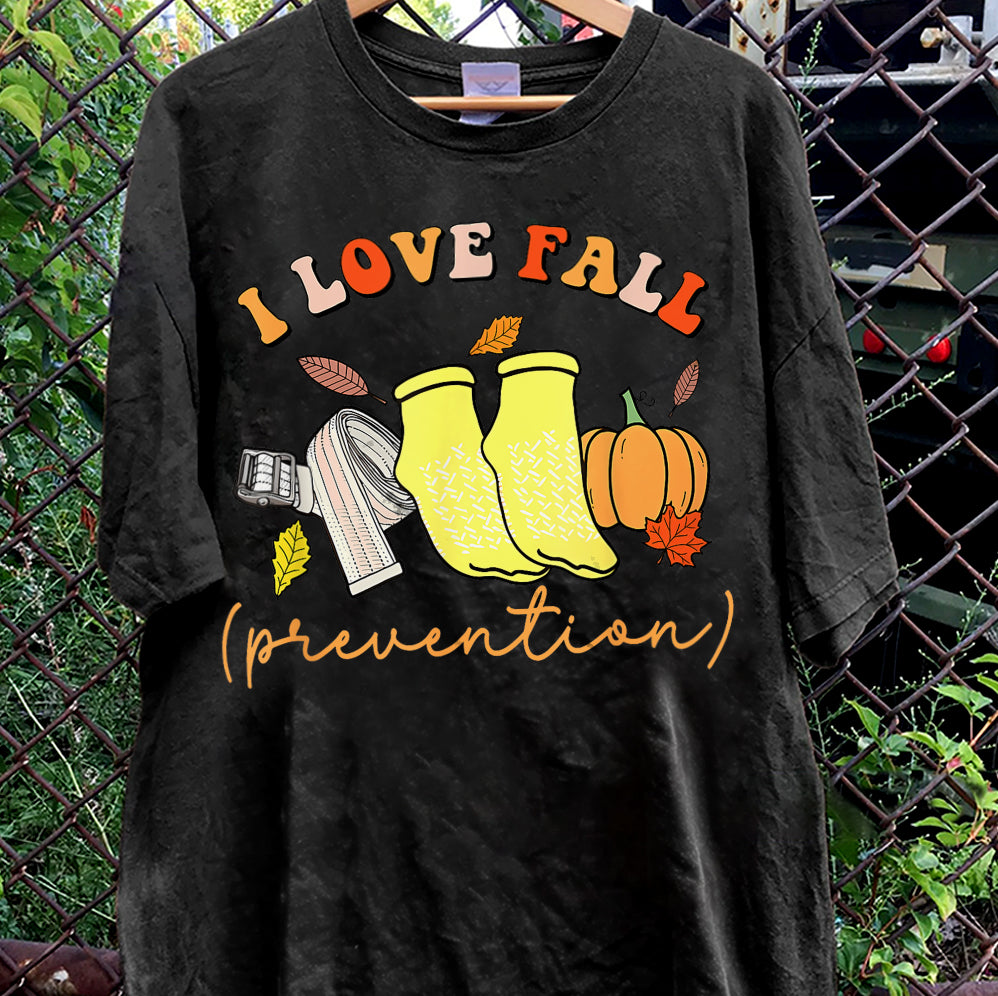 I Love Fall Prevention Shirt, Thanksgiving Nurse Fall Risk DPT SPT Pta Crewneck,OT shirt, Physical Therapy Shirt, Fall Nurse Shirt