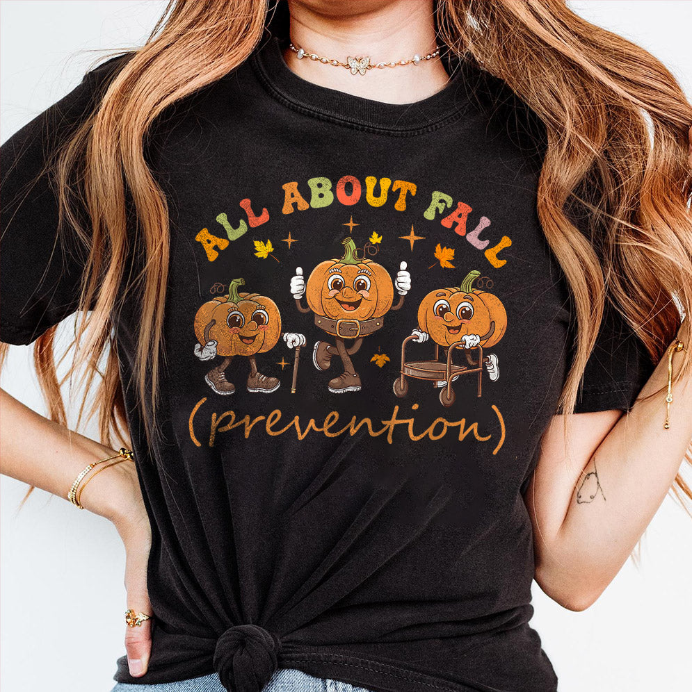 I Love Fall Prevention Shirt, Thanksgiving Nurse Fall Risk DPT SPT Pta Crewneck,OT shirt V18, Physical Therapy Shirt, Fall Nurse Shirt