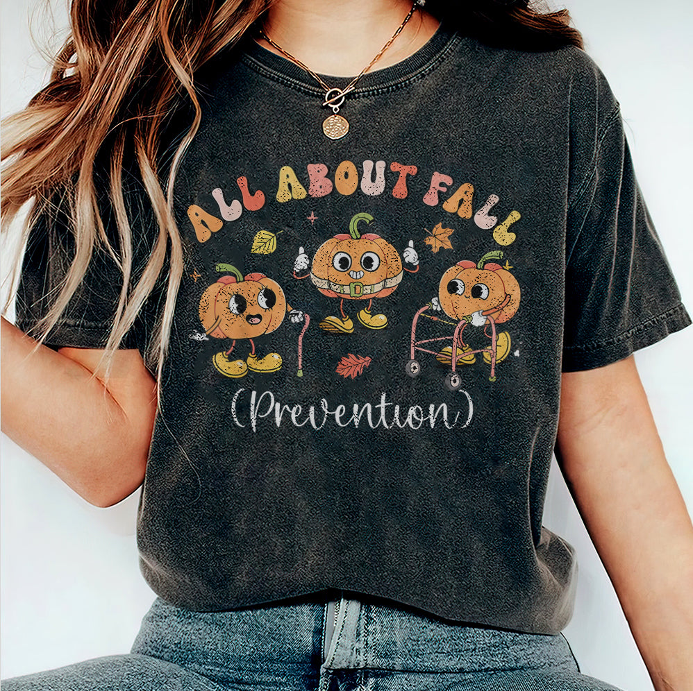 I Love Fall Prevention Shirt, Thanksgiving Nurse Fall Risk DPT SPT Pta Crewneck,OT shirt V2, Physical Therapy Shirt, Fall Nurse Shirt