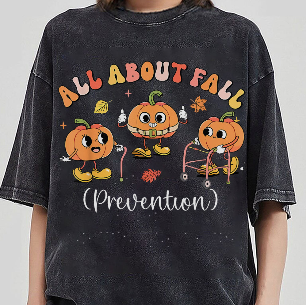 I Love Fall Prevention Shirt, Thanksgiving Nurse Fall Risk DPT SPT Pta Crewneck,OT shirt V2, Physical Therapy Shirt, Fall Nurse Shirt
