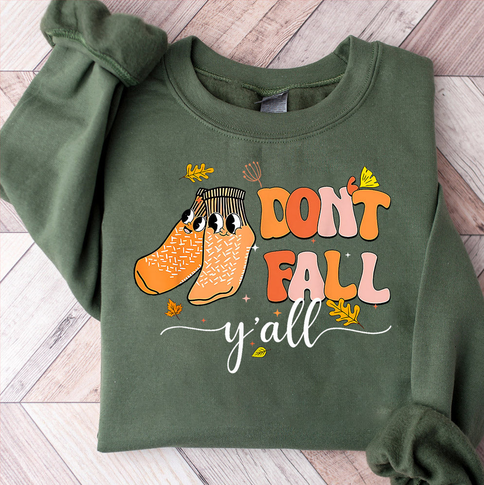 I Love Fall Prevention Shirt, Thanksgiving Nurse Fall Risk DPT SPT Pta Crewneck,OT shirt V8, Physical Therapy Shirt, Fall Nurse Shirt1